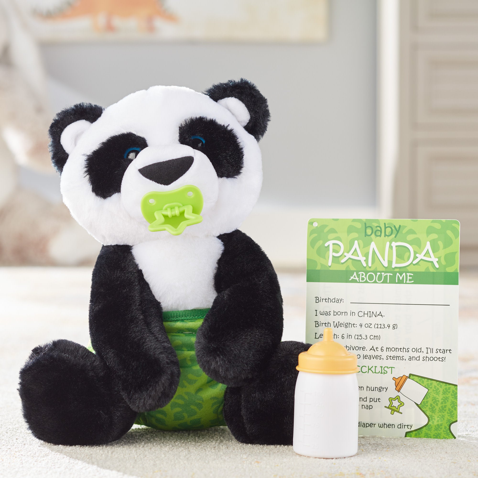 Baby Panda Stuffed Animal - Image 9