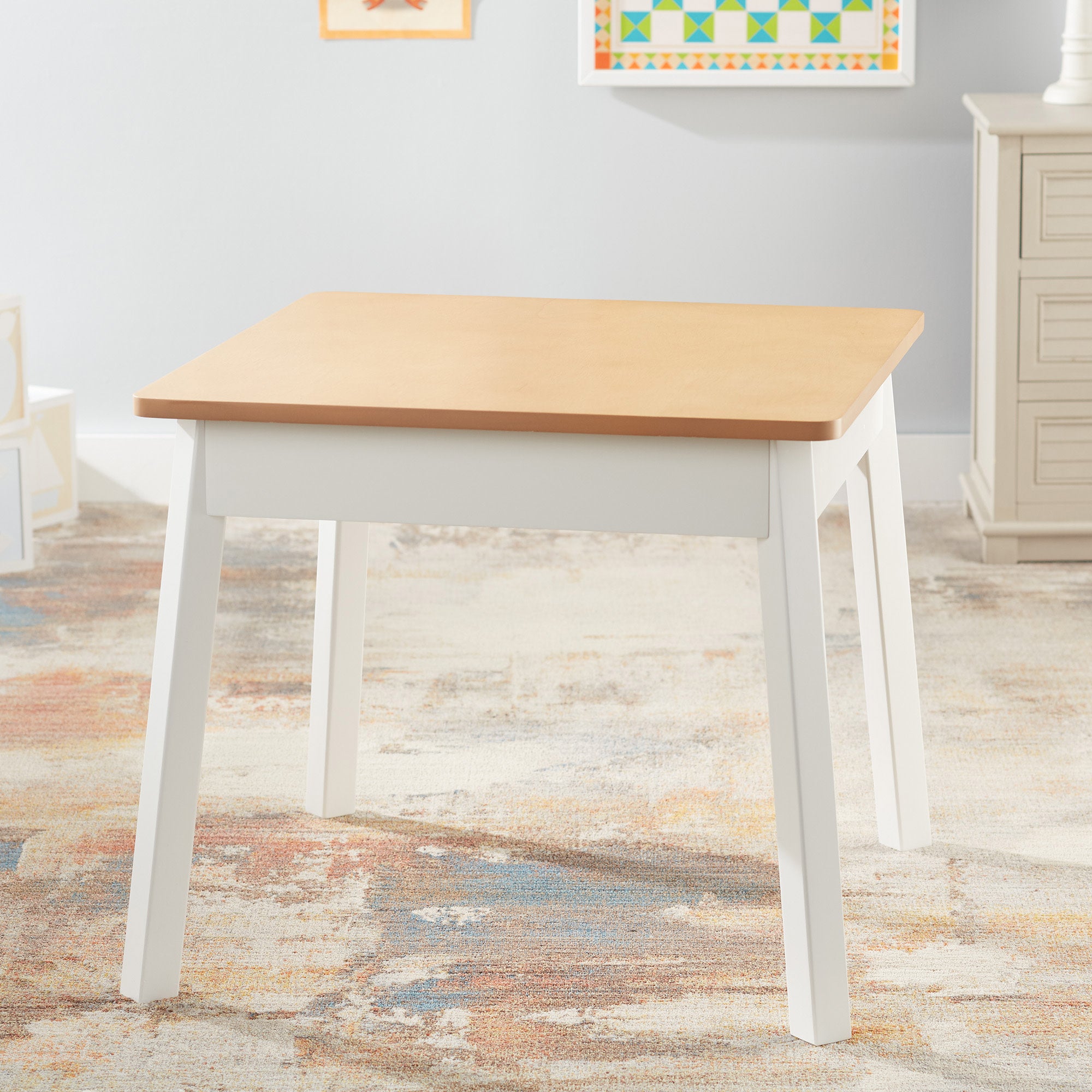 Wooden Square Table - Image 2