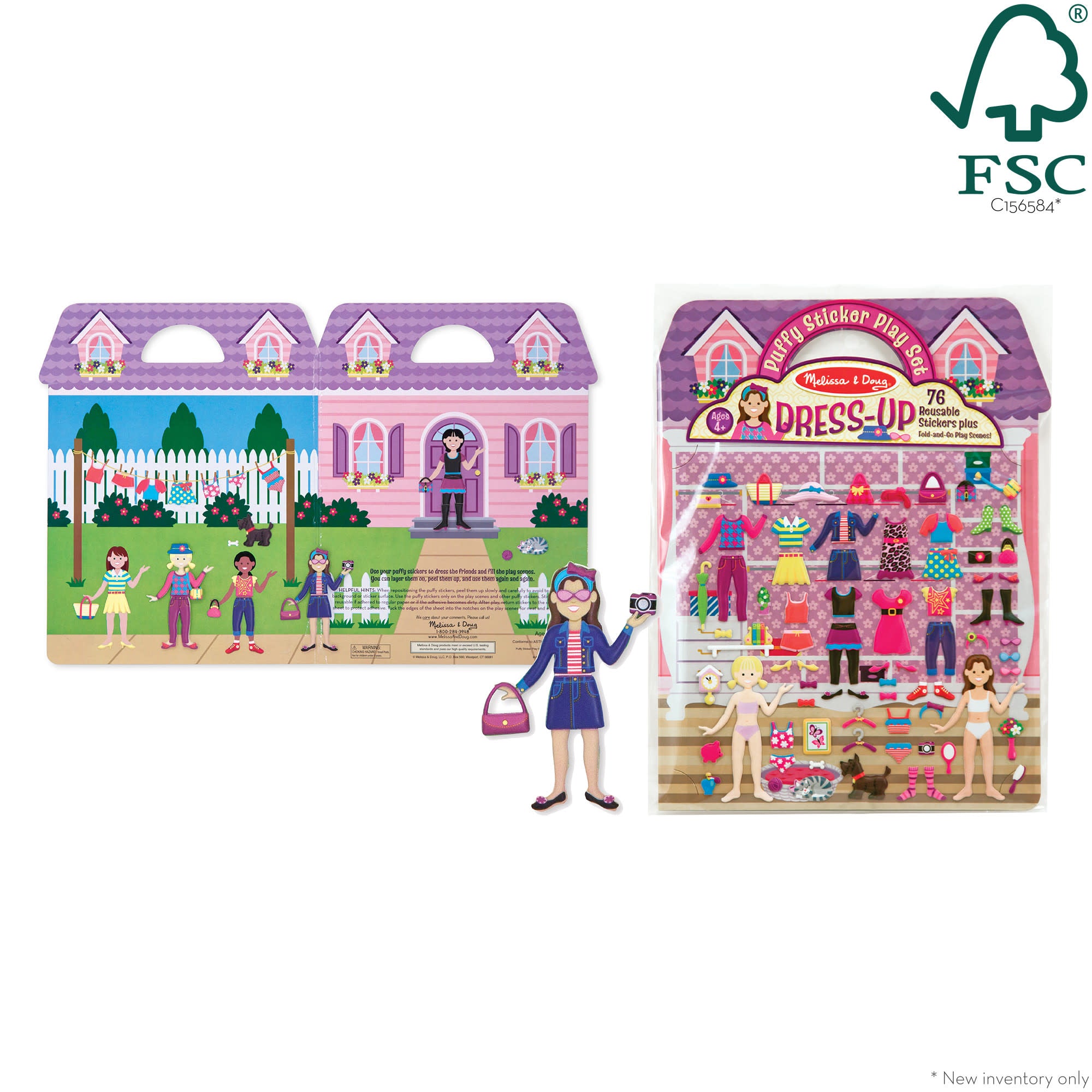 Puffy Sticker Activity Book - Dress-Up - Image 3