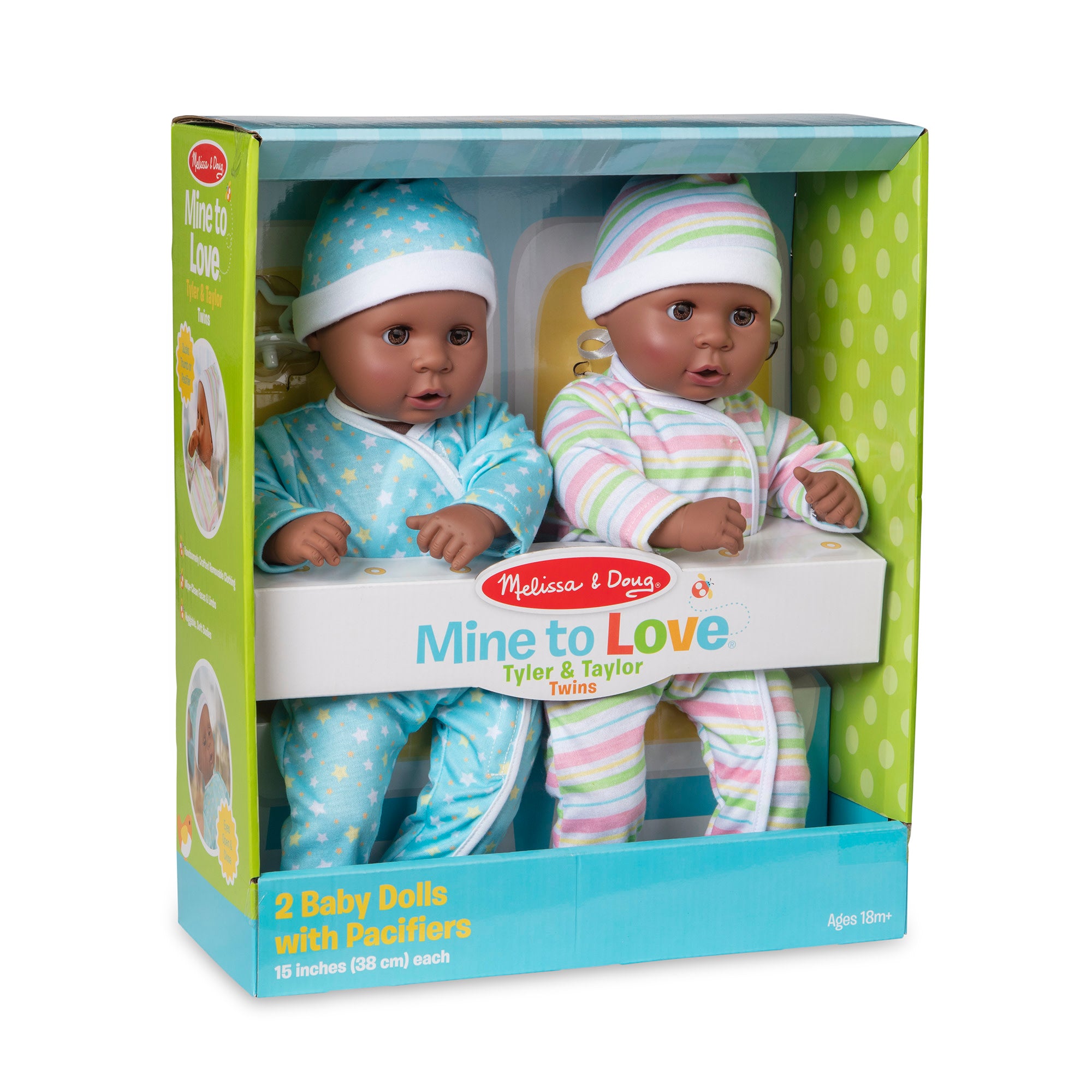 Mine to Love Twins Tyler & Taylor Dolls - Image 3