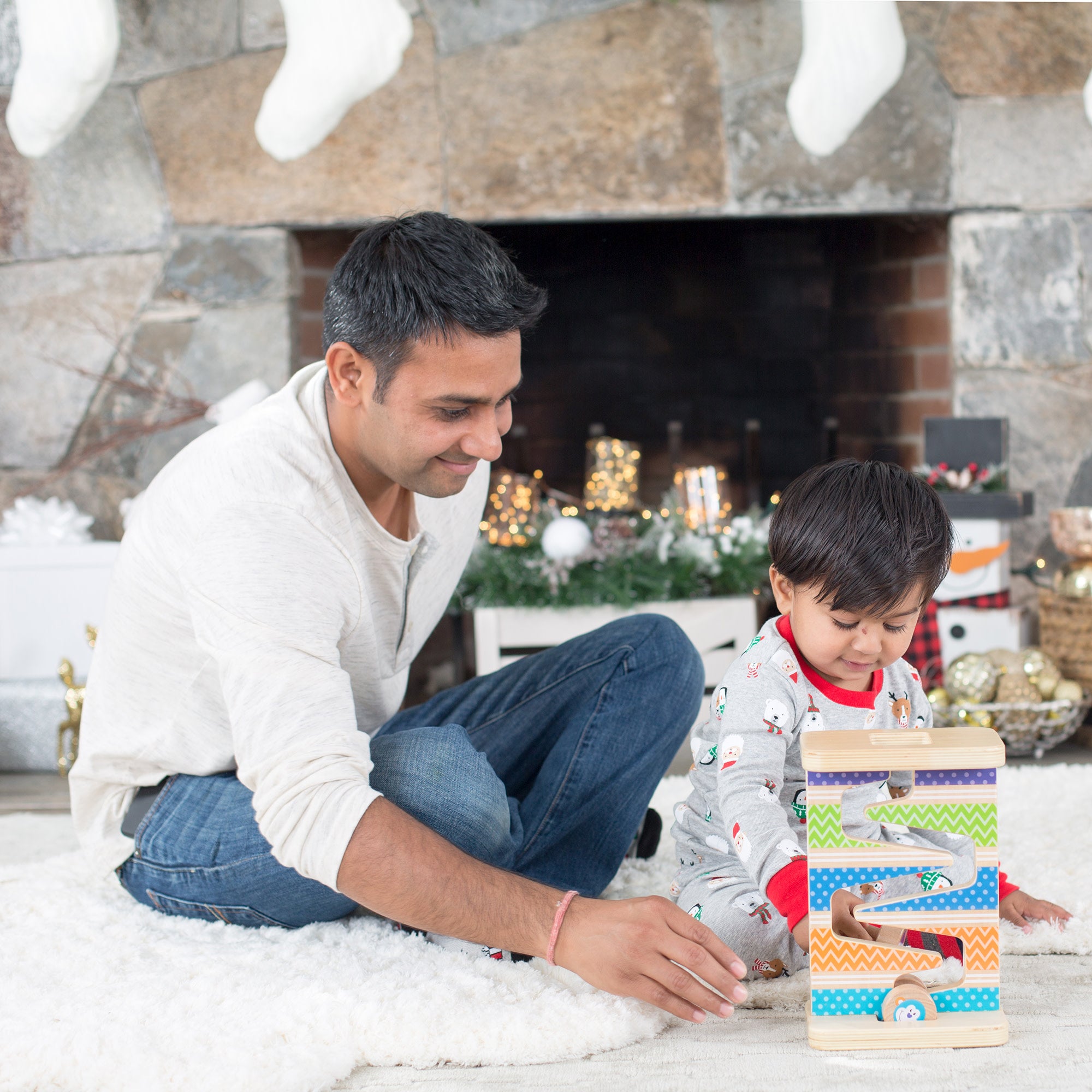 First Play Wooden Safari Zig-Zag Tower - Image 6