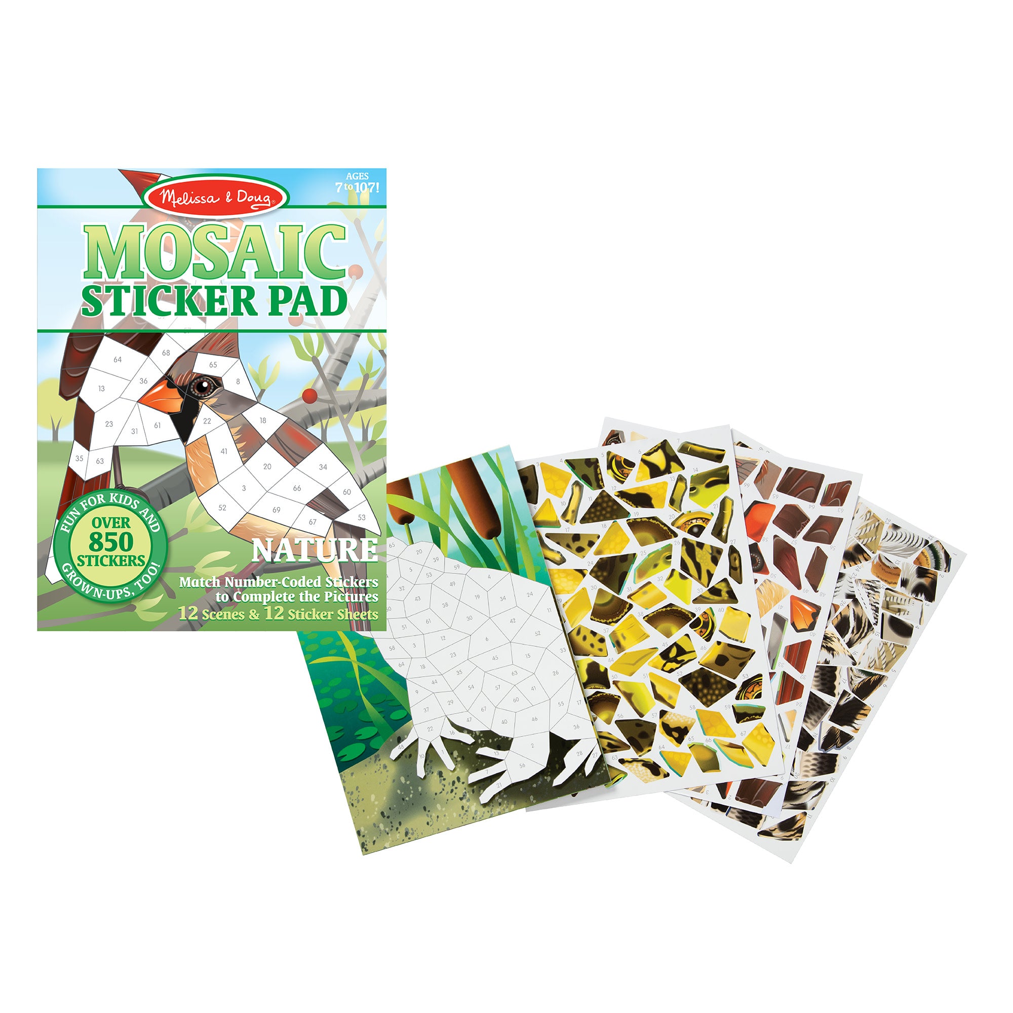 Mosaic Sticker Pad - Nature - Image 6