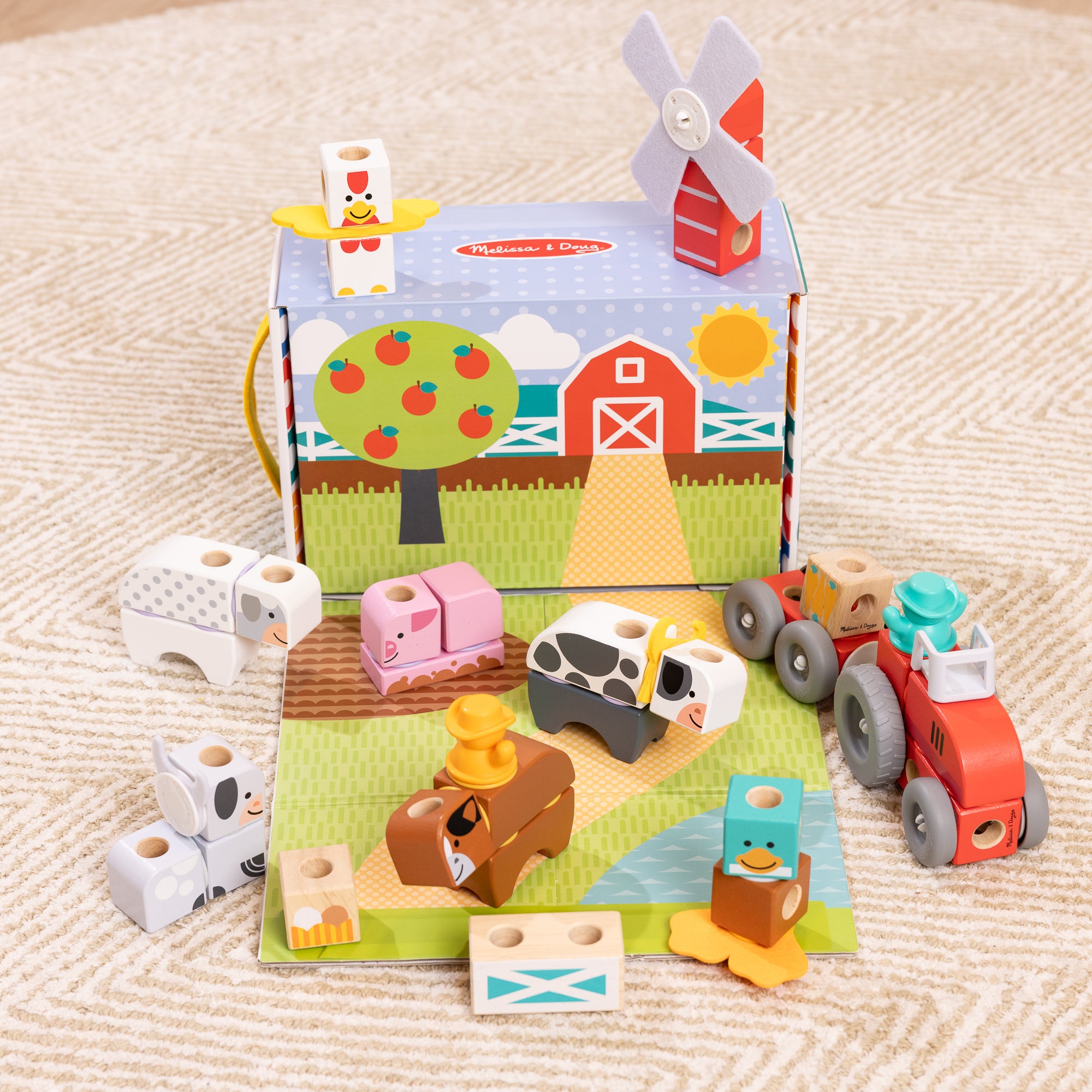 Blockables™ Play Sets Farm and Farm Friends 2-Pack Bundle - Image 9