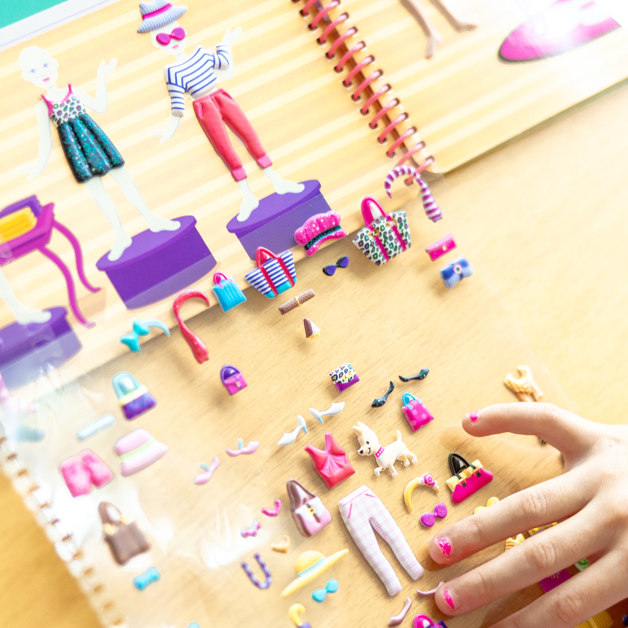 Puffy Sticker Activity Book - Day of Glamour - Image 7