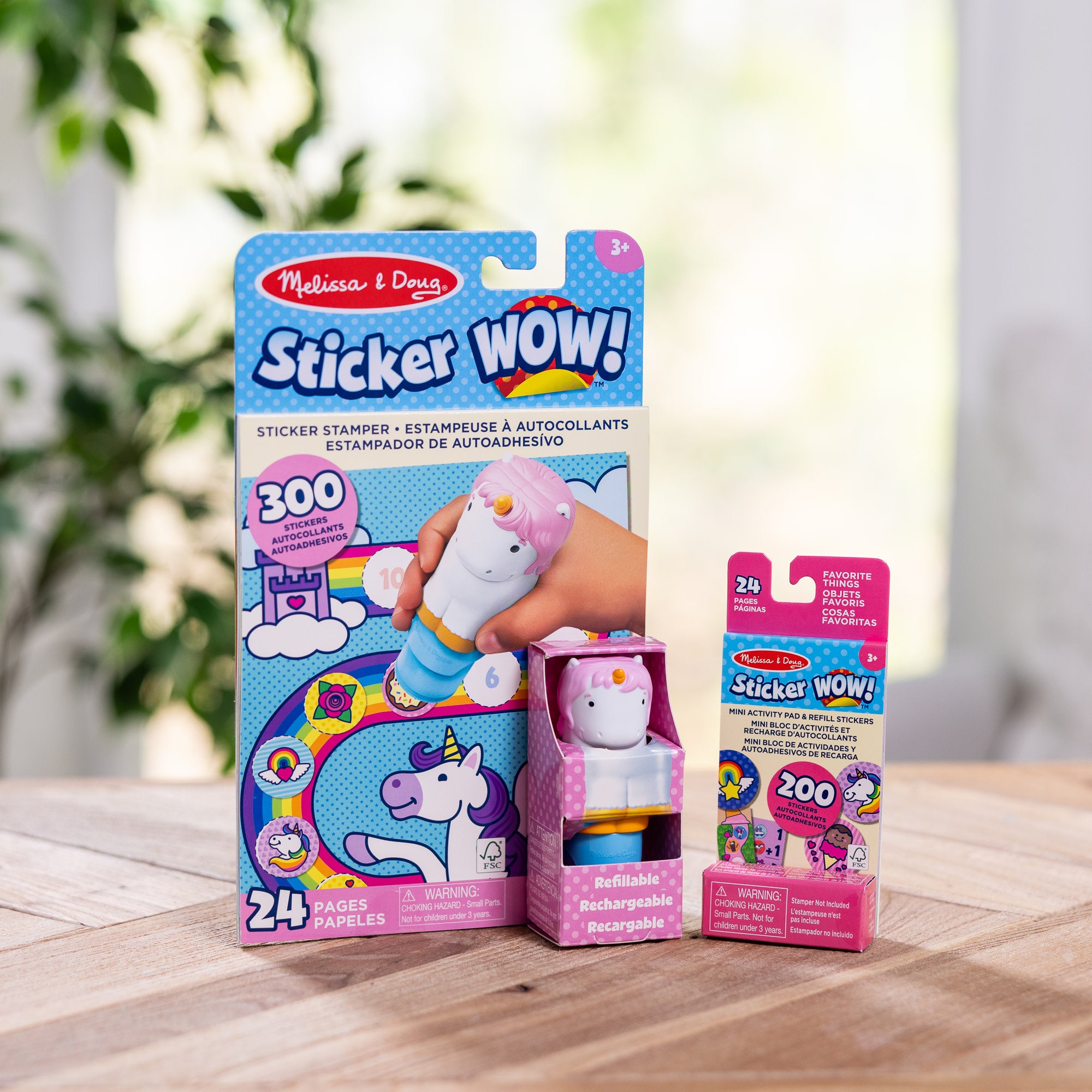 Sticker WOW!™ Unicorn Bundle: Activity Pad & Sticker Stamper + Mini Activity Pad and 200 Refill Stickers - Image 5
