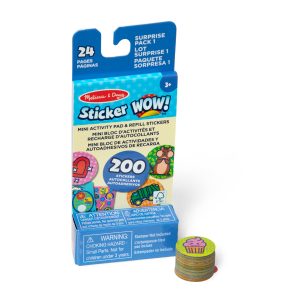 Sticker WOW!® Mini Activity Pad & Refill Stickers - Surprise Pack 1 (200+ Stickers. Stamper Not Included)