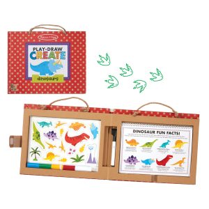 Natural Play: Play. Draw. Create Reusable Drawing & Magnet Kit – Dinosaurs