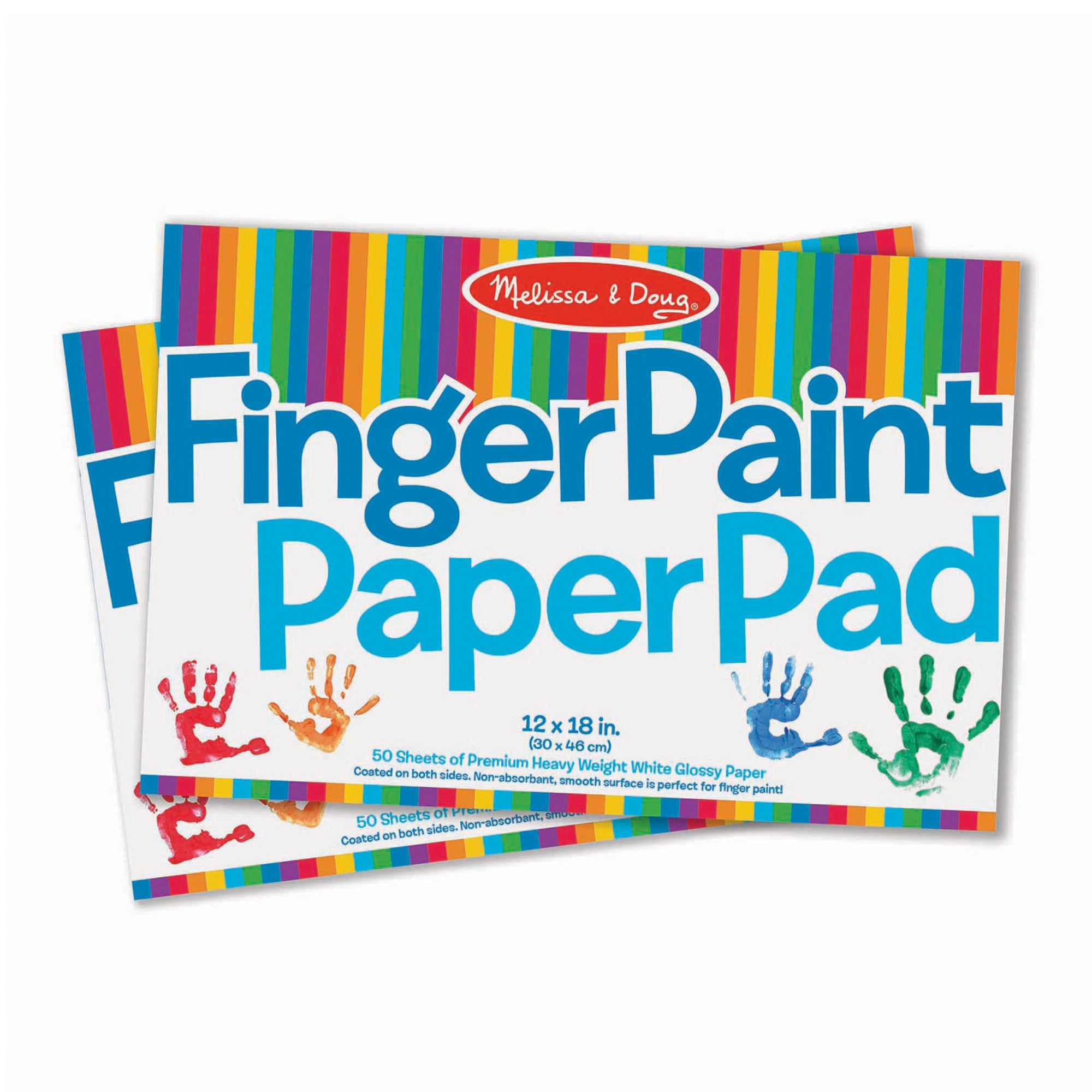 Finger Paint Paper Pad 2-Pack - Image 2