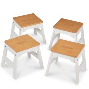 Wooden Stools – Set of 4