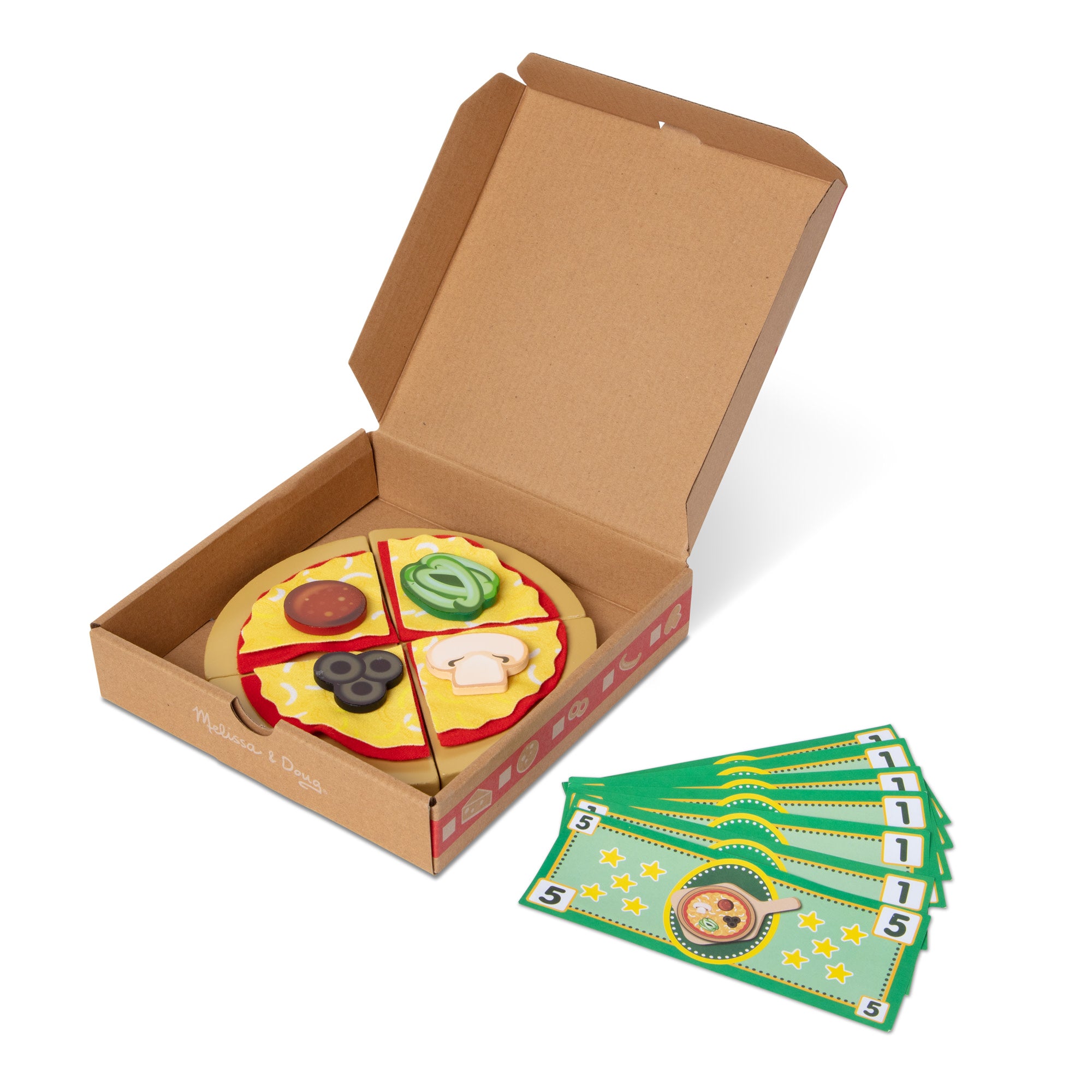 Top & Bake Pizza Counter - Wooden Play Food - Image 4