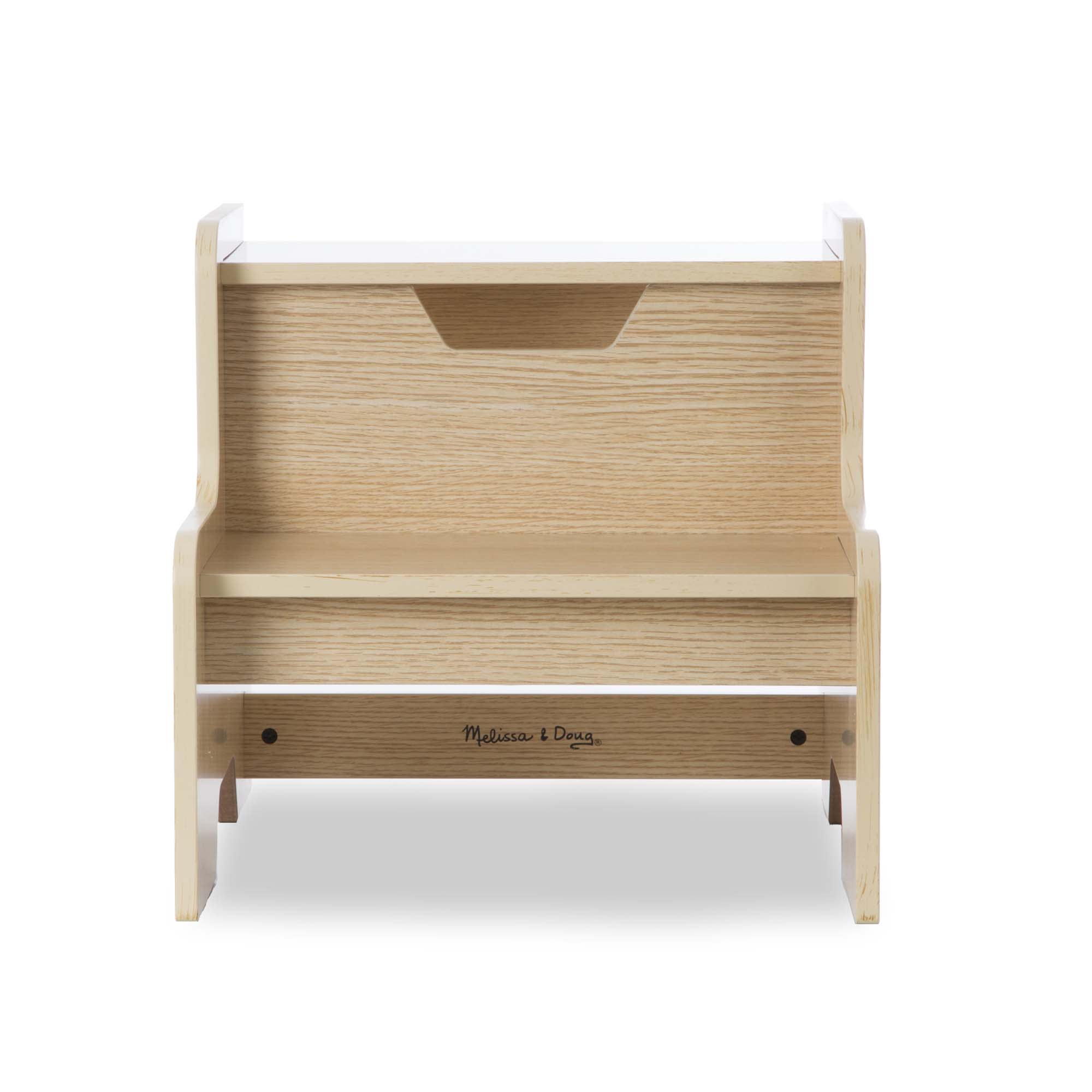 Wooden Step Stool - Natural - Image 4