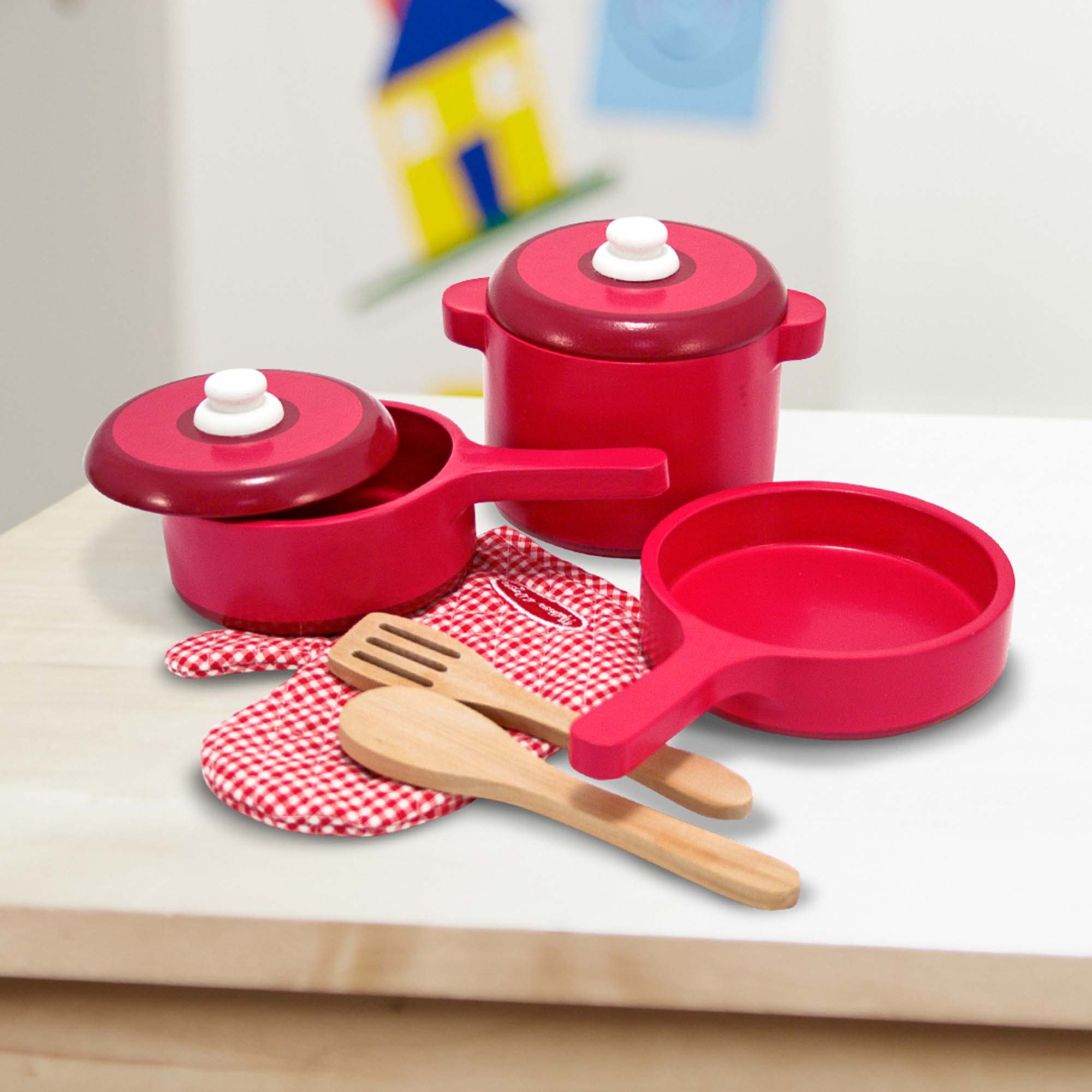 Wooden Kitchen Accessory Play Set - Image 9