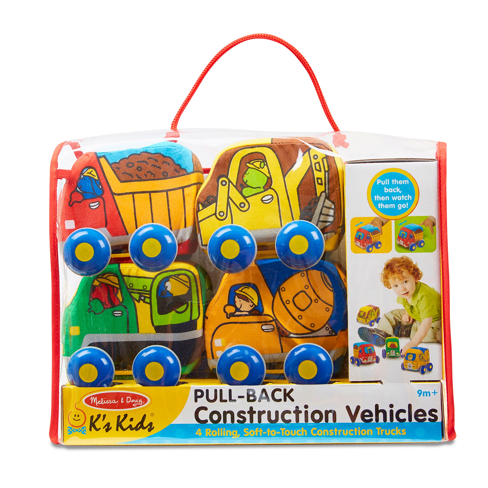K's Kids Pull-Back Construction Vehicles