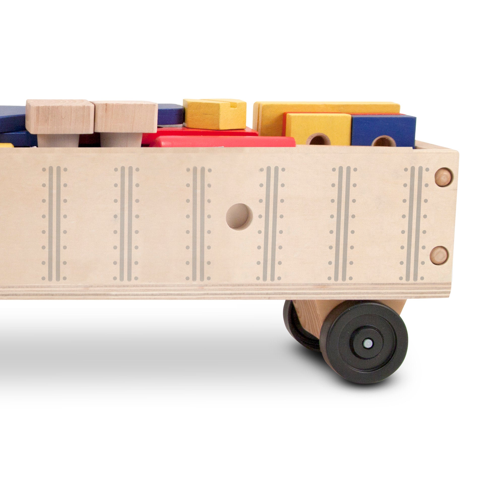 Wooden Big Rig Building Set - Image 9