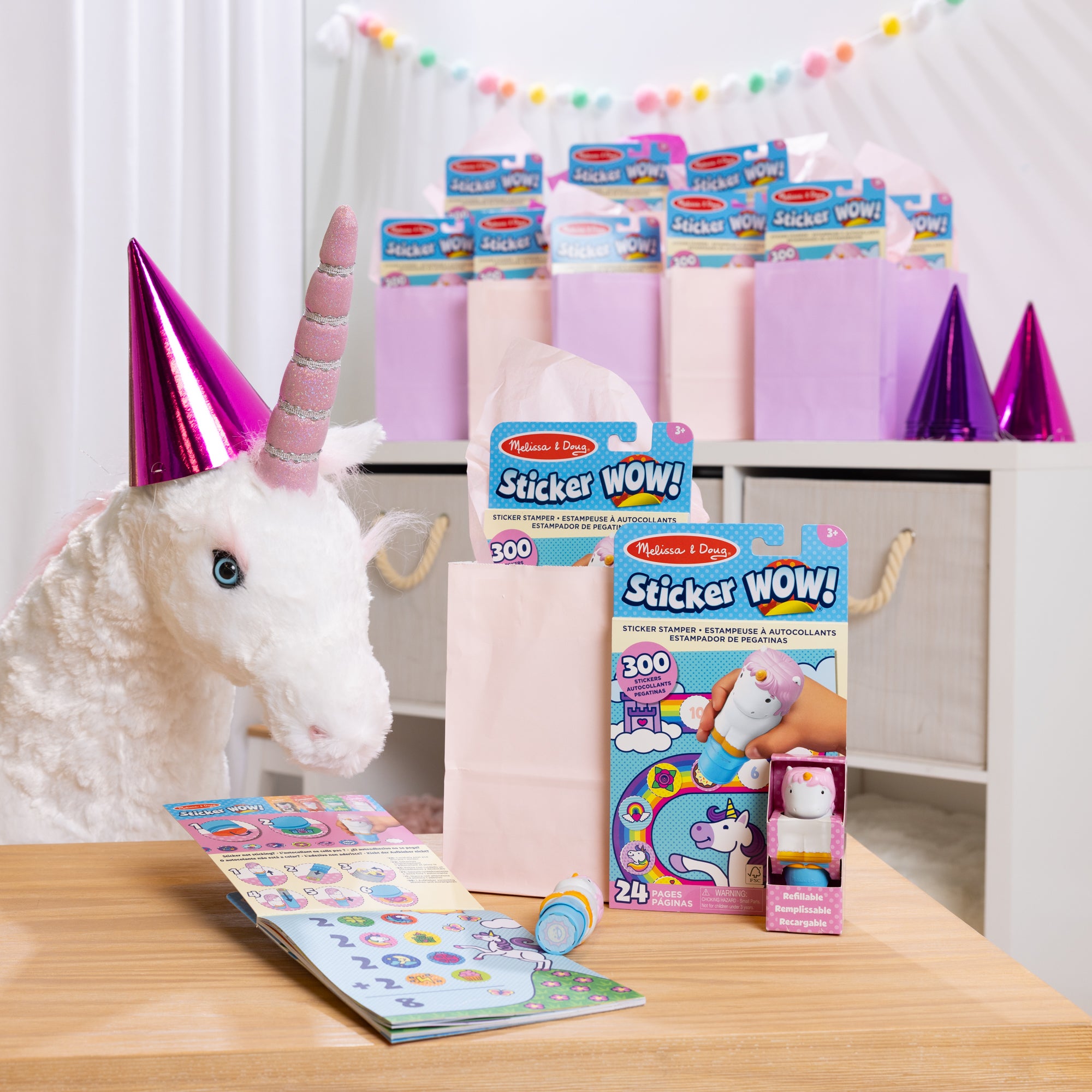 Sticker WOW!® Activity Pad & Sticker Stamper 12-PACK - Unicorn - Image 9