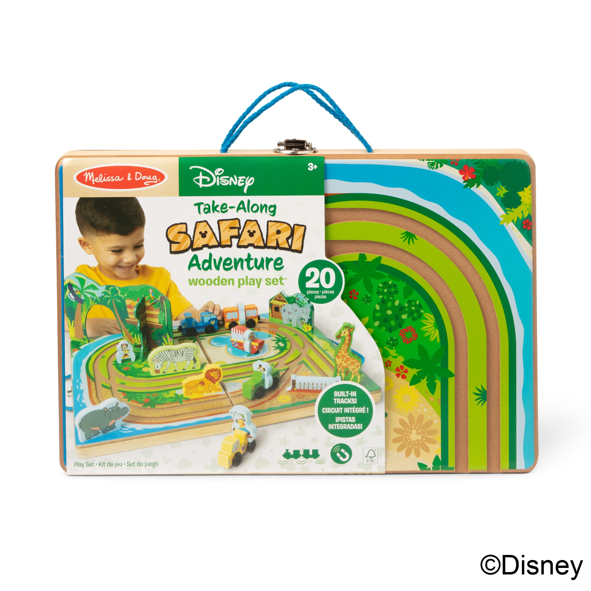 Disney Take-Along Safari Wooden Play Set - Image 3