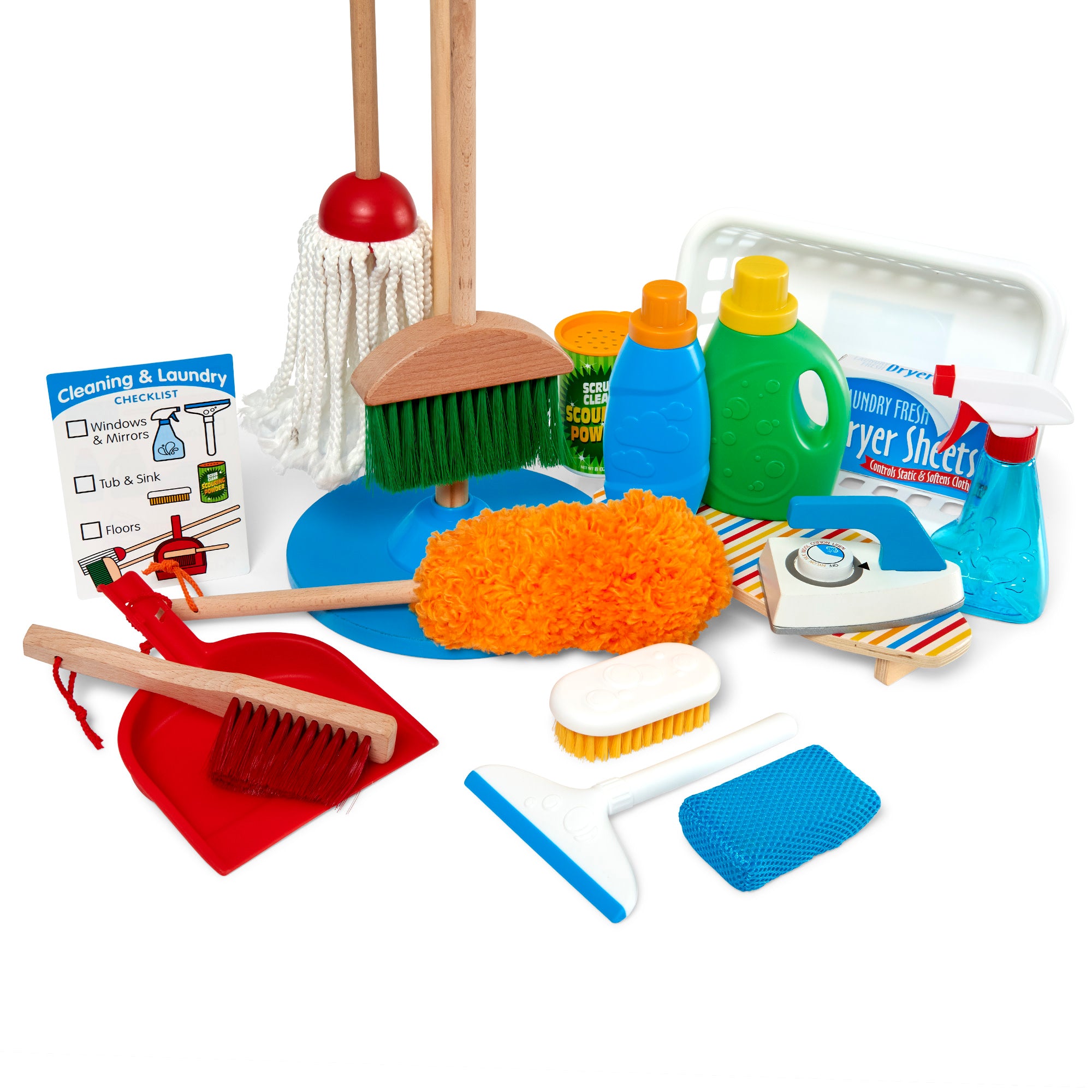 Deluxe Cleaning & Laundry Play Set - Image 4