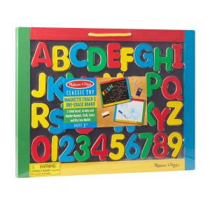 Magnetic Chalkboard & Dry-Erase Board (Uppercase)