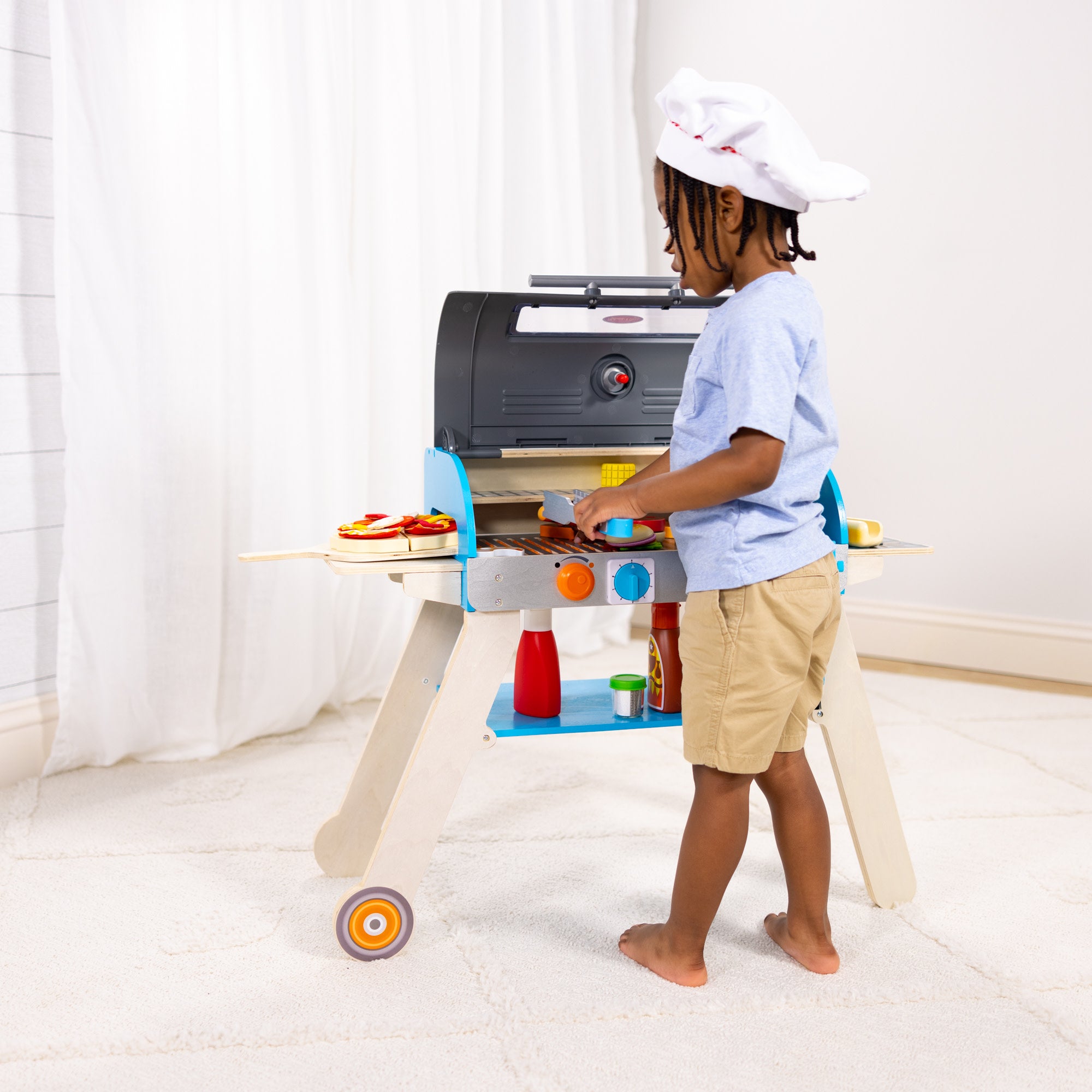 Deluxe Grill & Pizza Oven Play Set - Image 5
