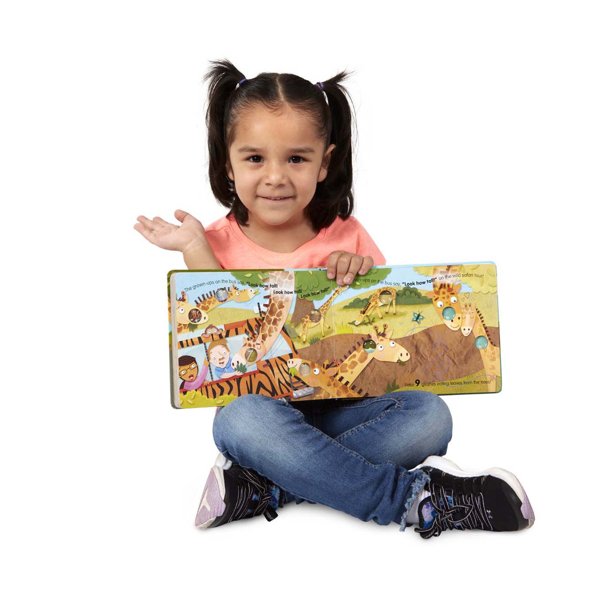 Poke-a-Dot: The Wheels on the Bus Wild Safari Board Book - Image 10