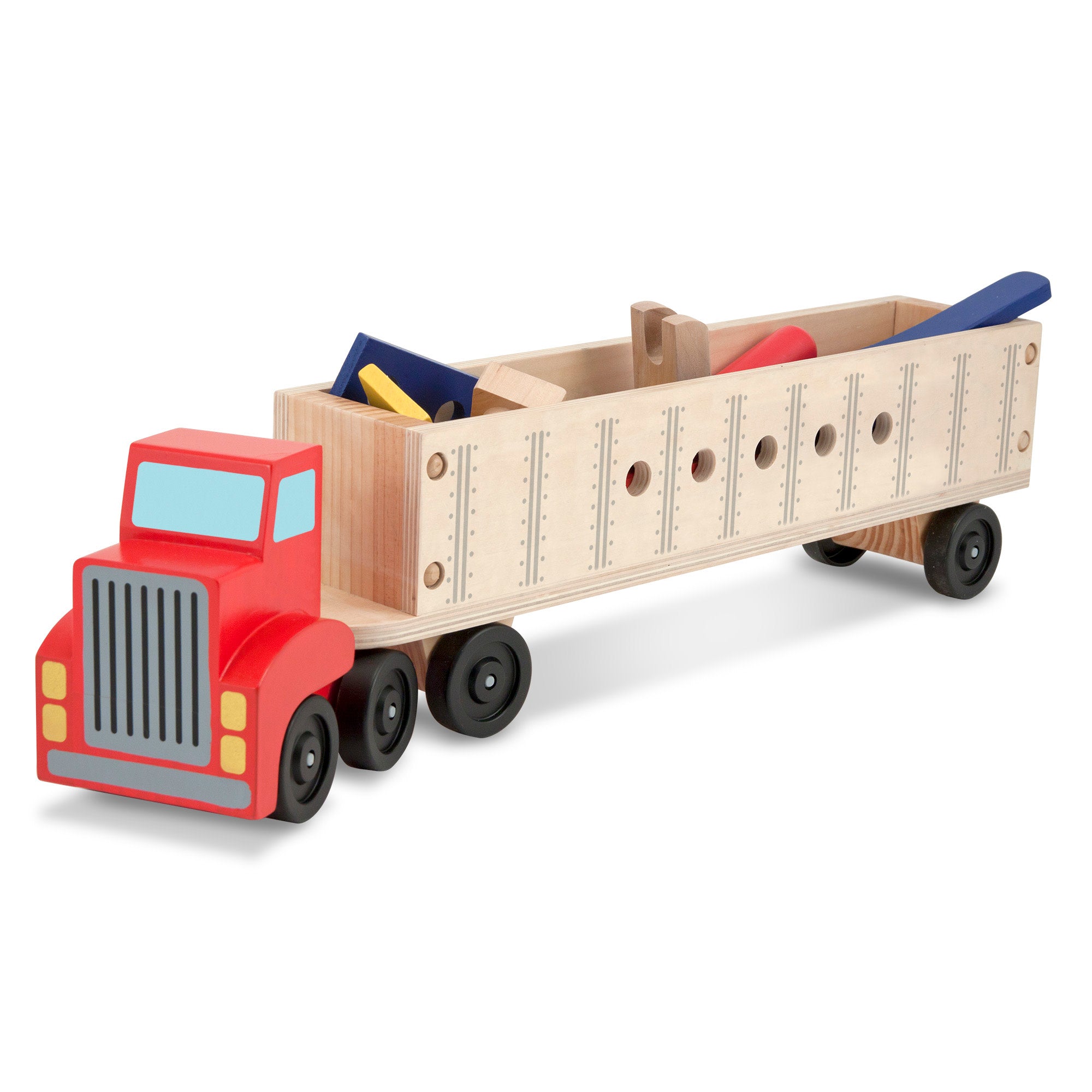 Wooden Big Rig Building Set - Image 5