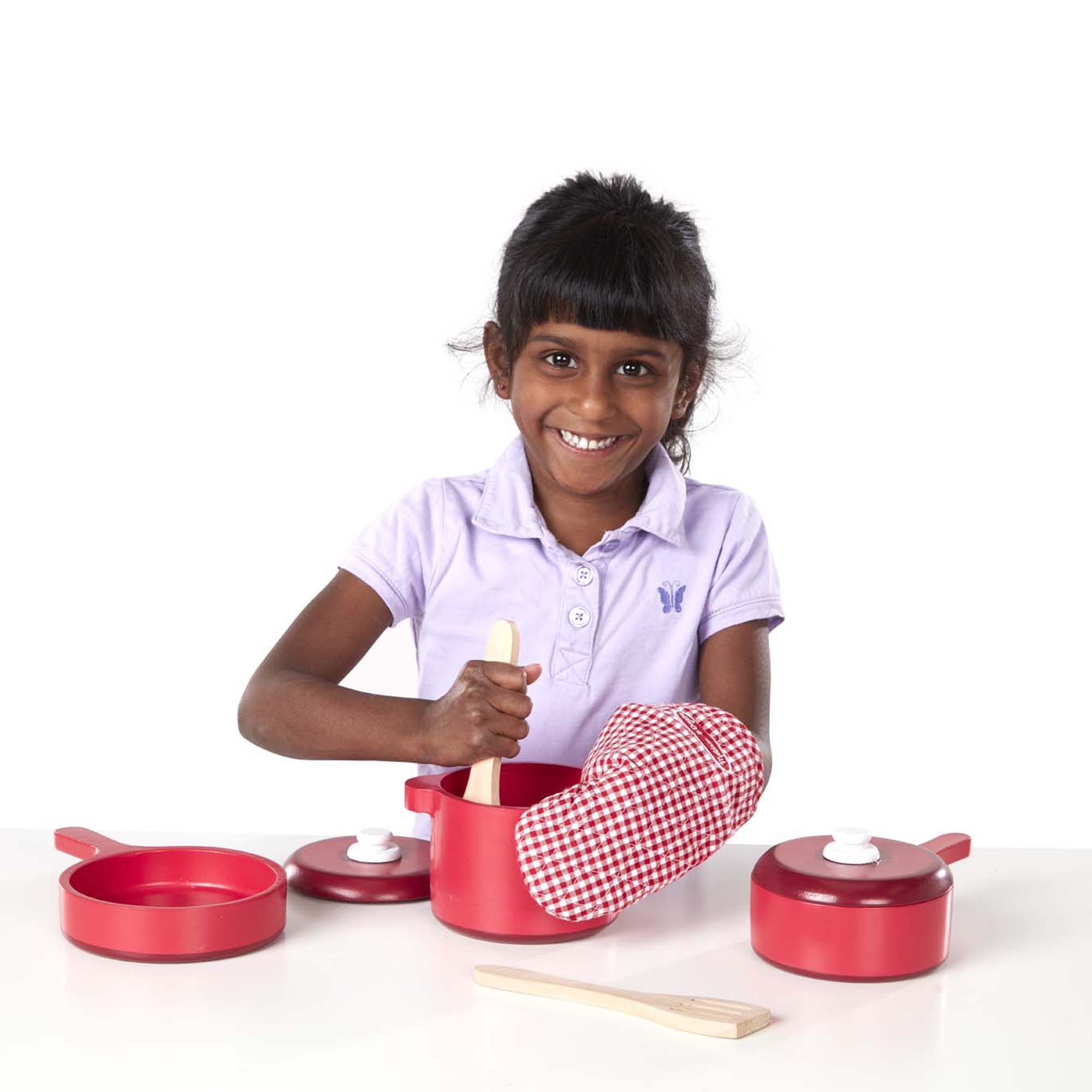 Wooden Kitchen Accessory Play Set - Image 8