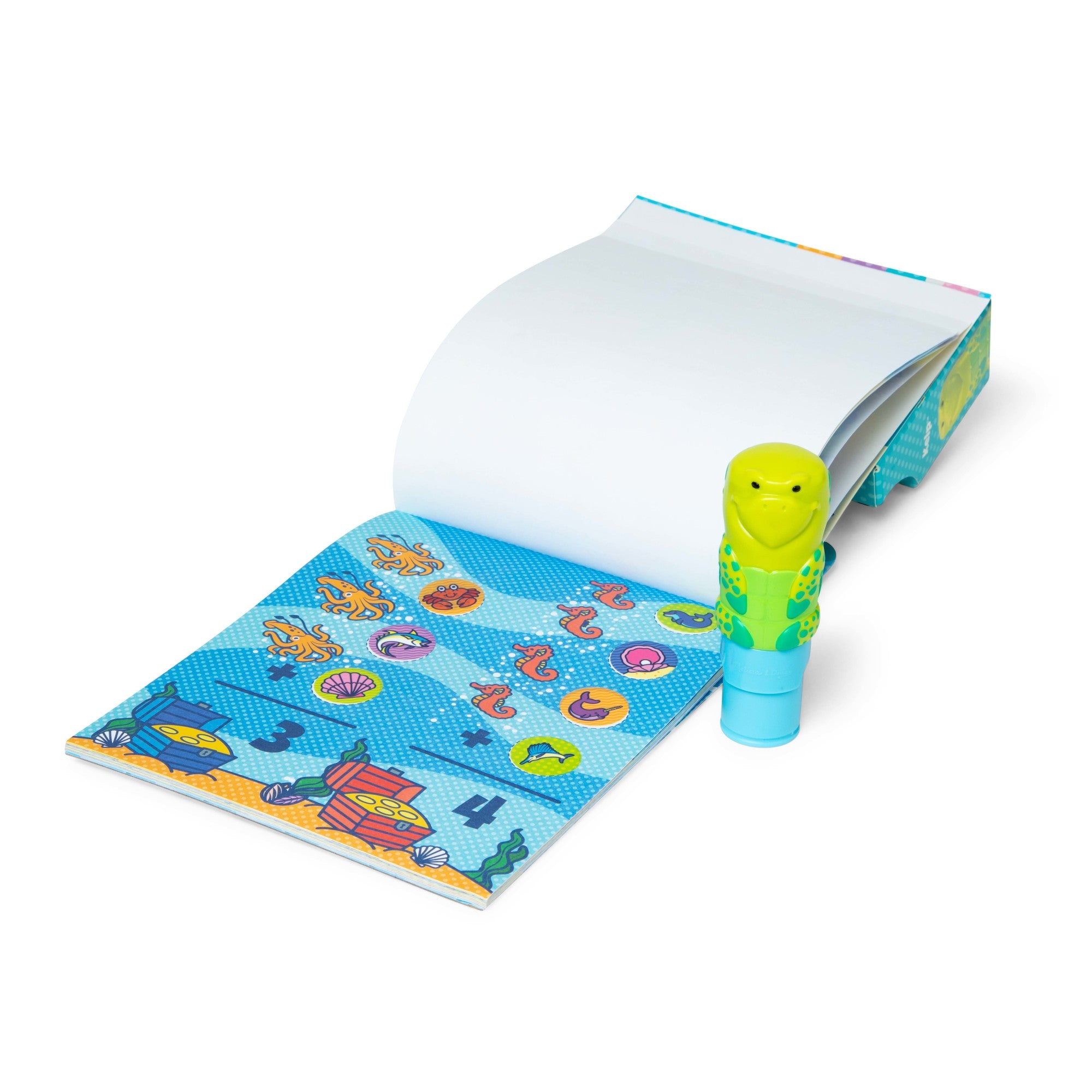 Sticker WOW!™ Sea Turtle Bundle: Activity Pad & Sticker Stamper + Mini Activity Pad and 200 Refill Stickers - Image 4