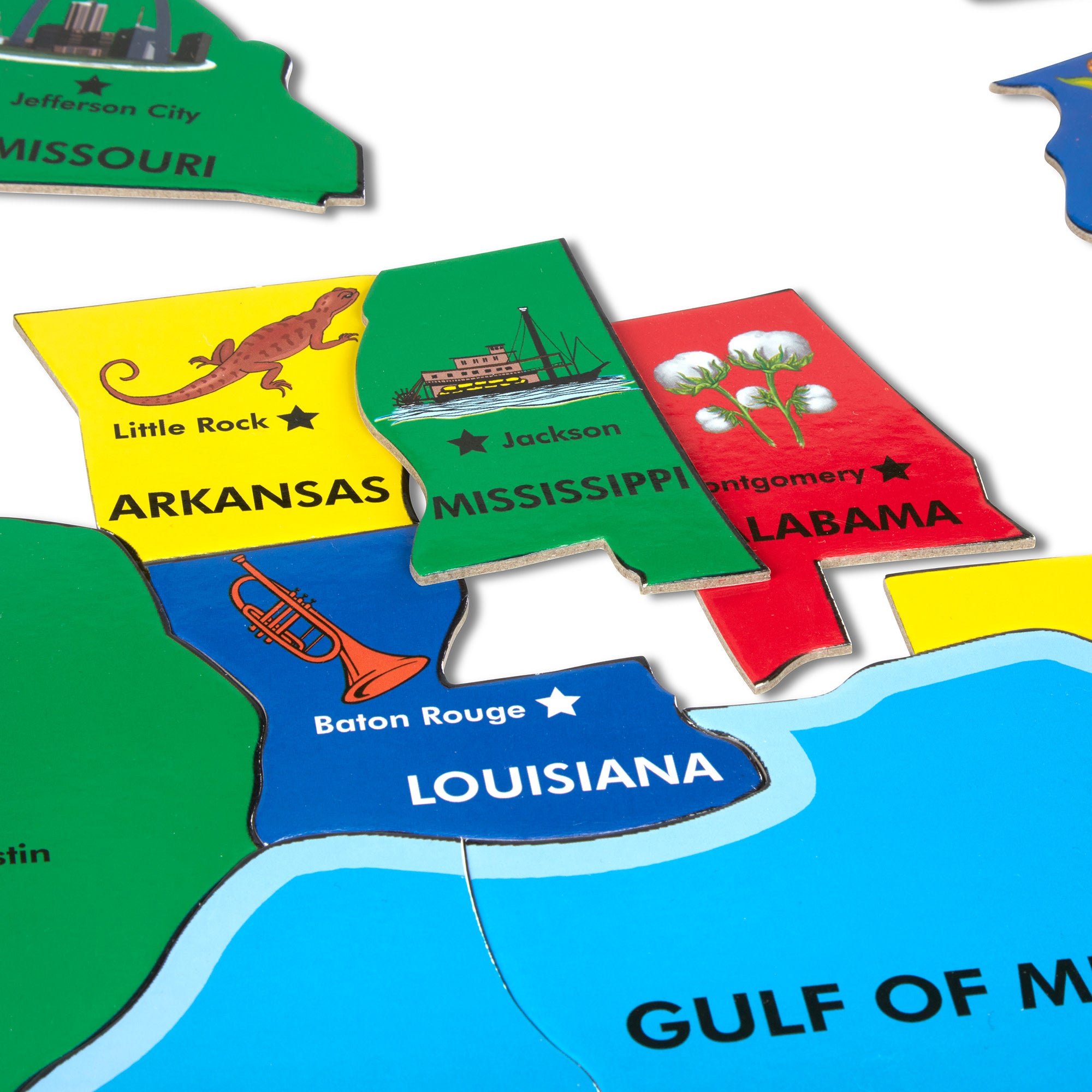 USA Map Floor Puzzle - 51 Pieces - Image 4