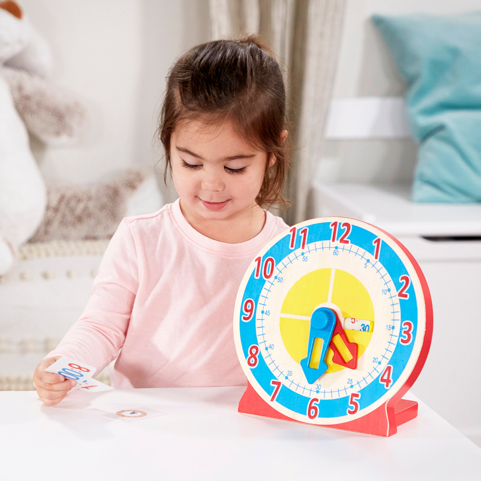Turn & Tell Wooden Clock - Image 2