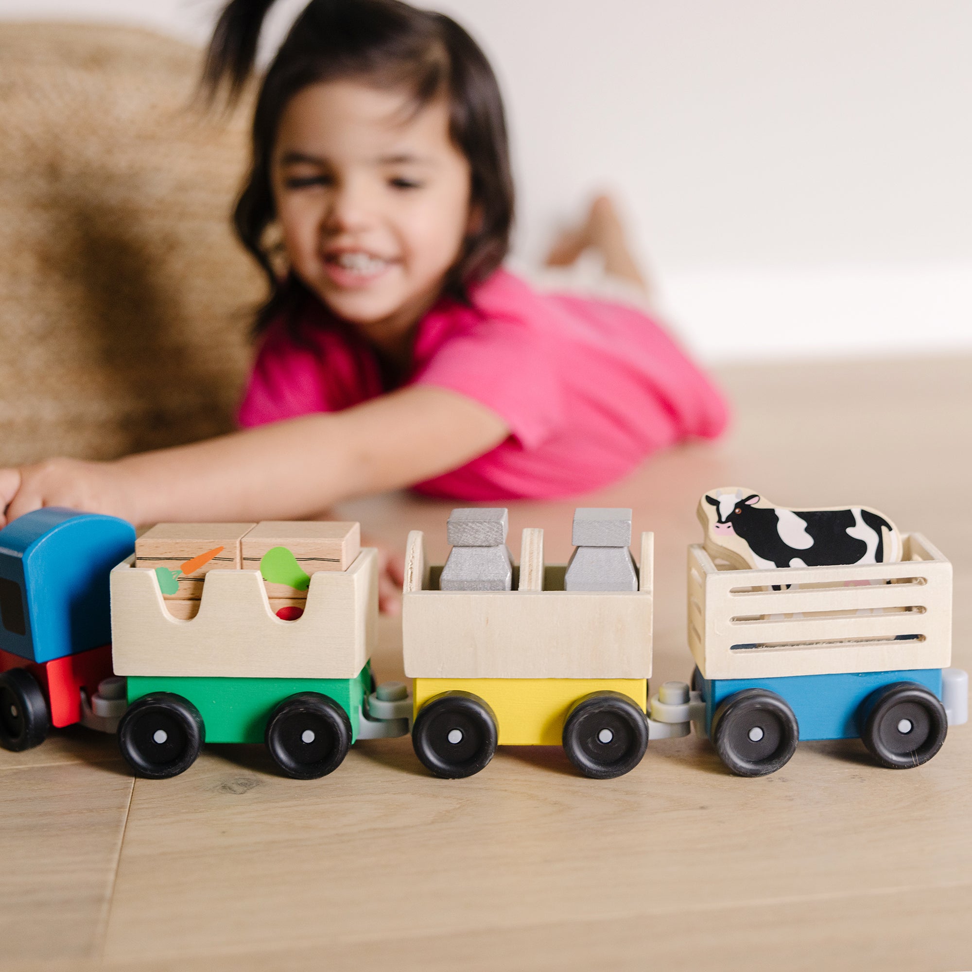 Wooden Farm Train - Image 4