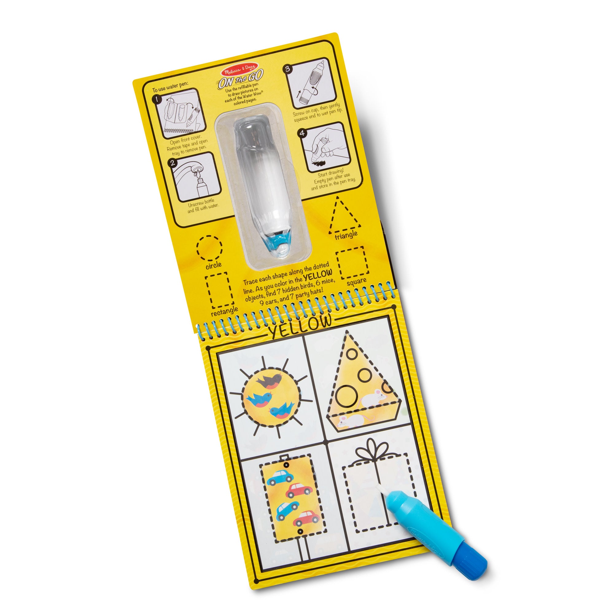 Water Wow! Water-Reveal Pad - Colors. Shapes - Image 4