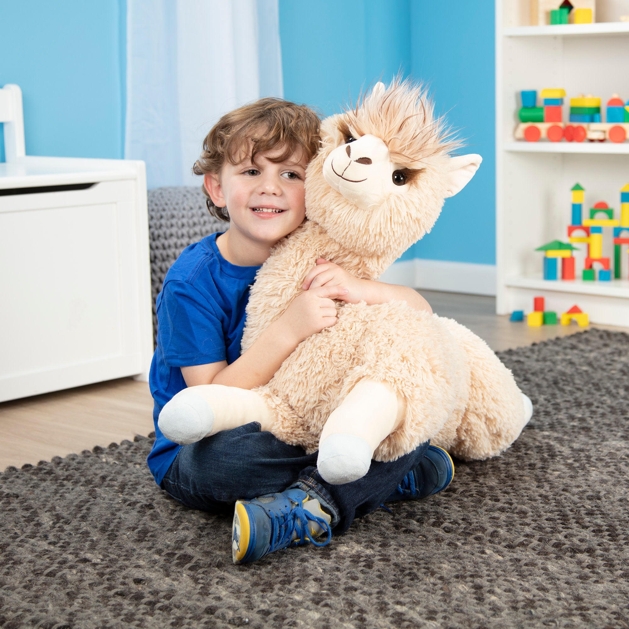 Jumbo Llama Stuffed Plush Animal - Image 7