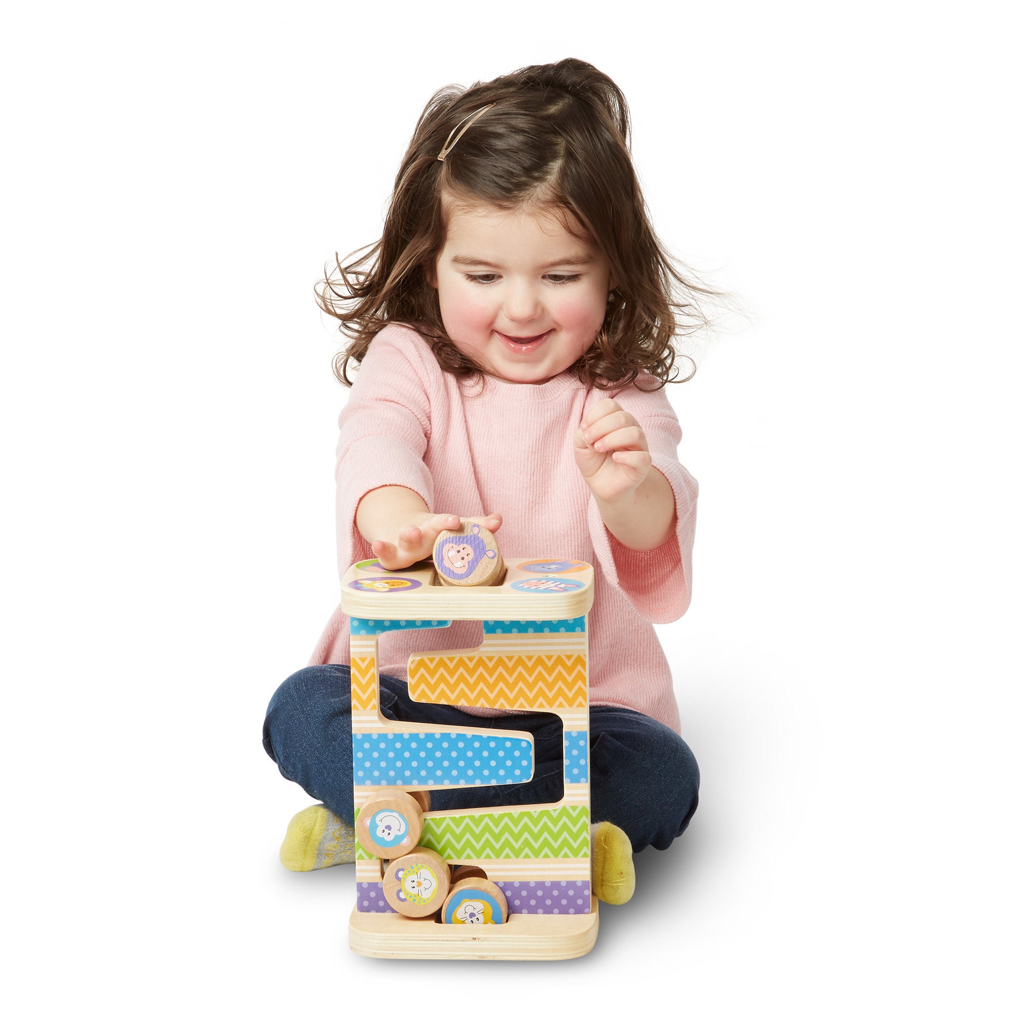 First Play Wooden Safari Zig-Zag Tower - Image 8
