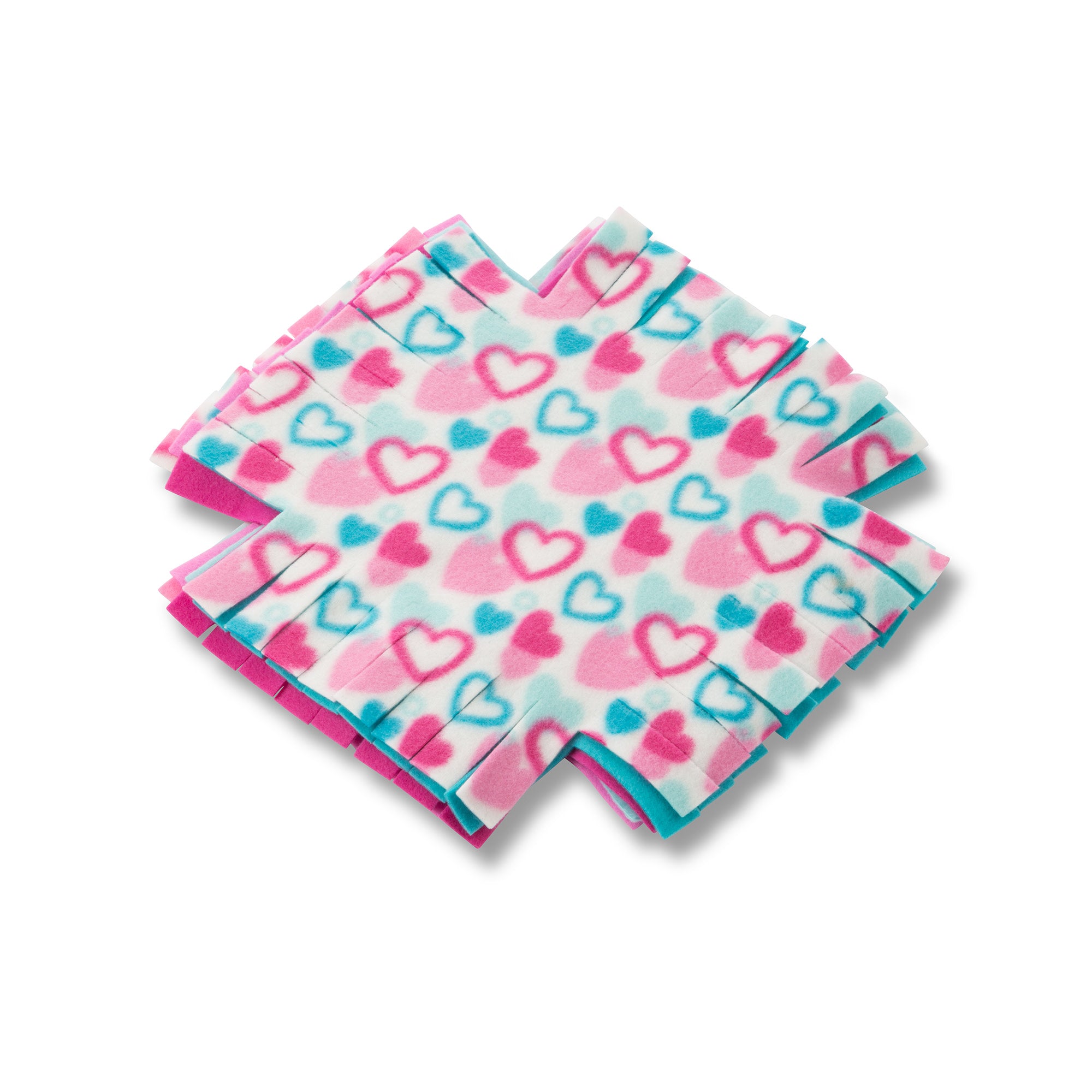 Created by Me!™ Heart Fleece Blanket No-Sew Craft Kit - Image 8