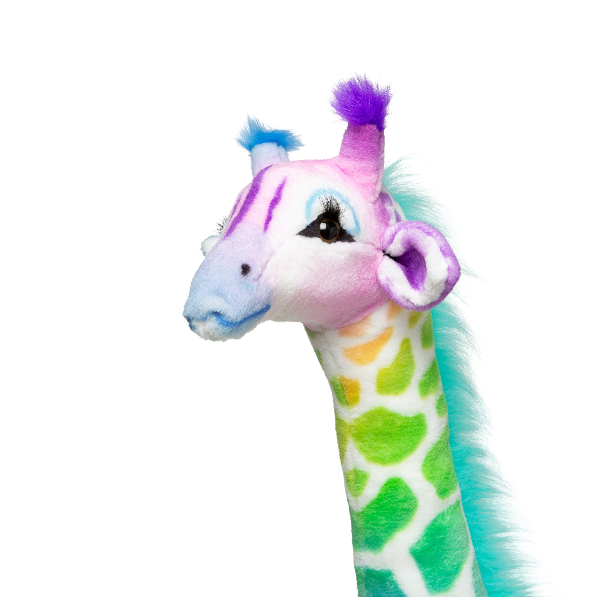 Rainbow Giraffe Lifelike Plush - Image 4