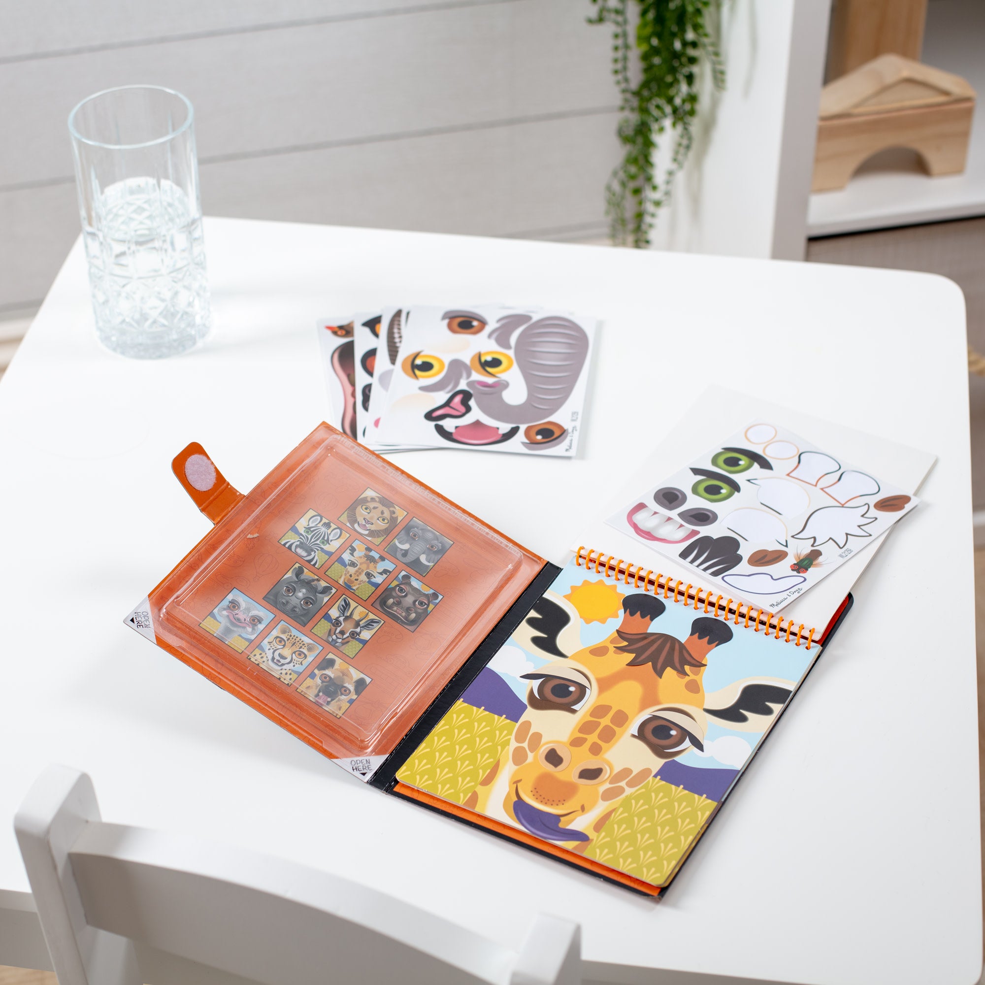 Make-a-Face – Safari Reusable Sticker Pad – On the Go Travel Activity - Image 9