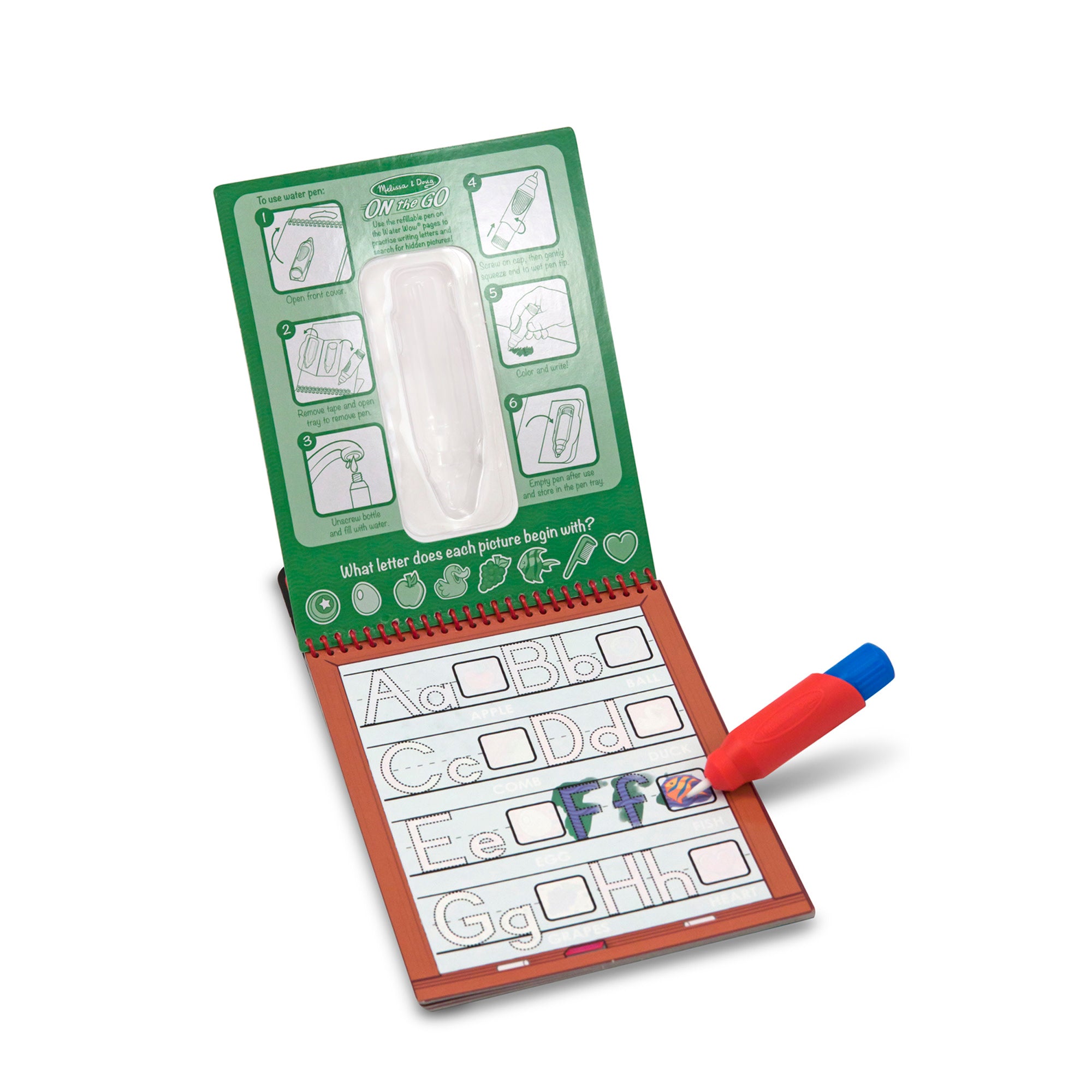 Water Wow! Water-Reveal Activity Pad - Alphabet - Image 4