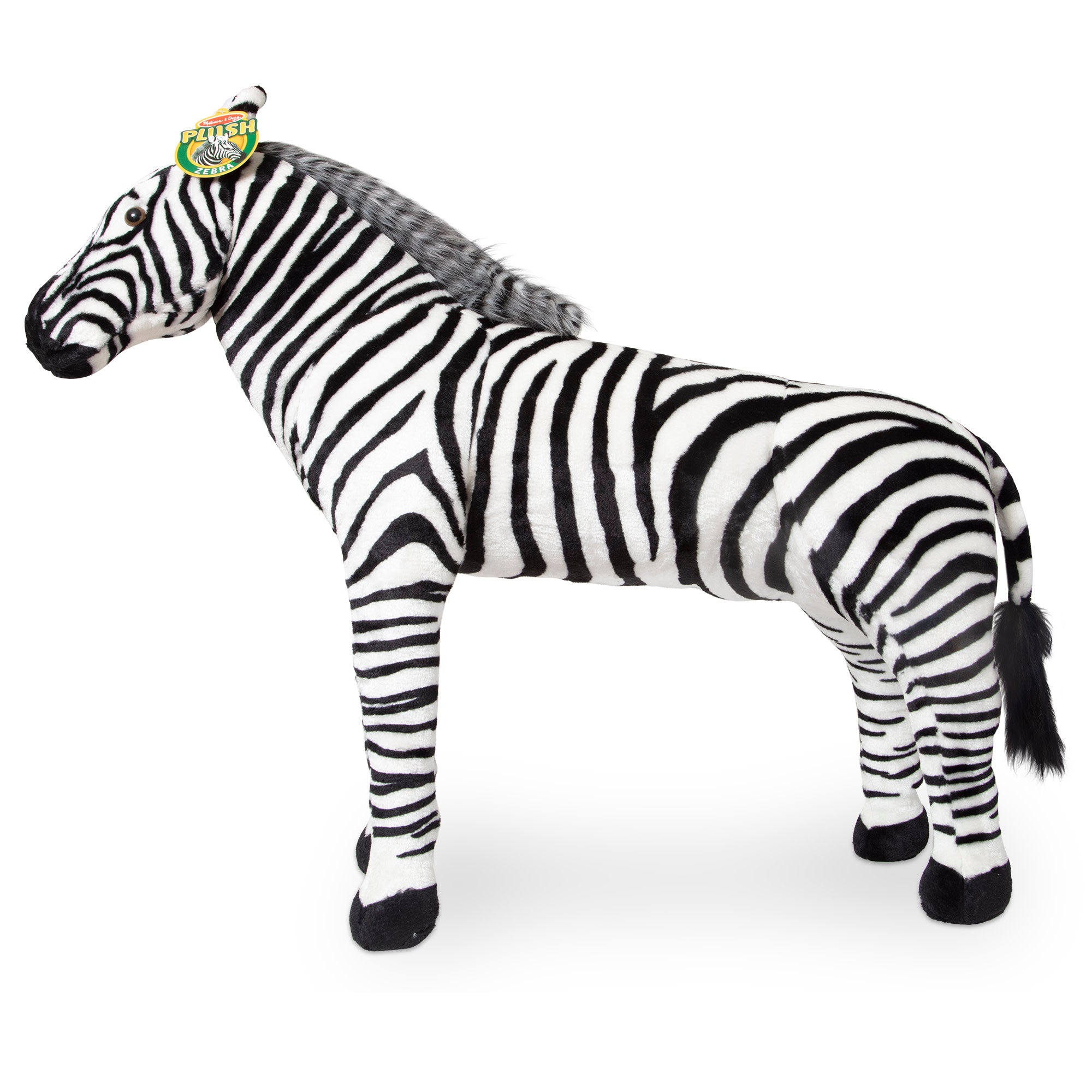 Zebra Lifelike Plush Stuffed Animal