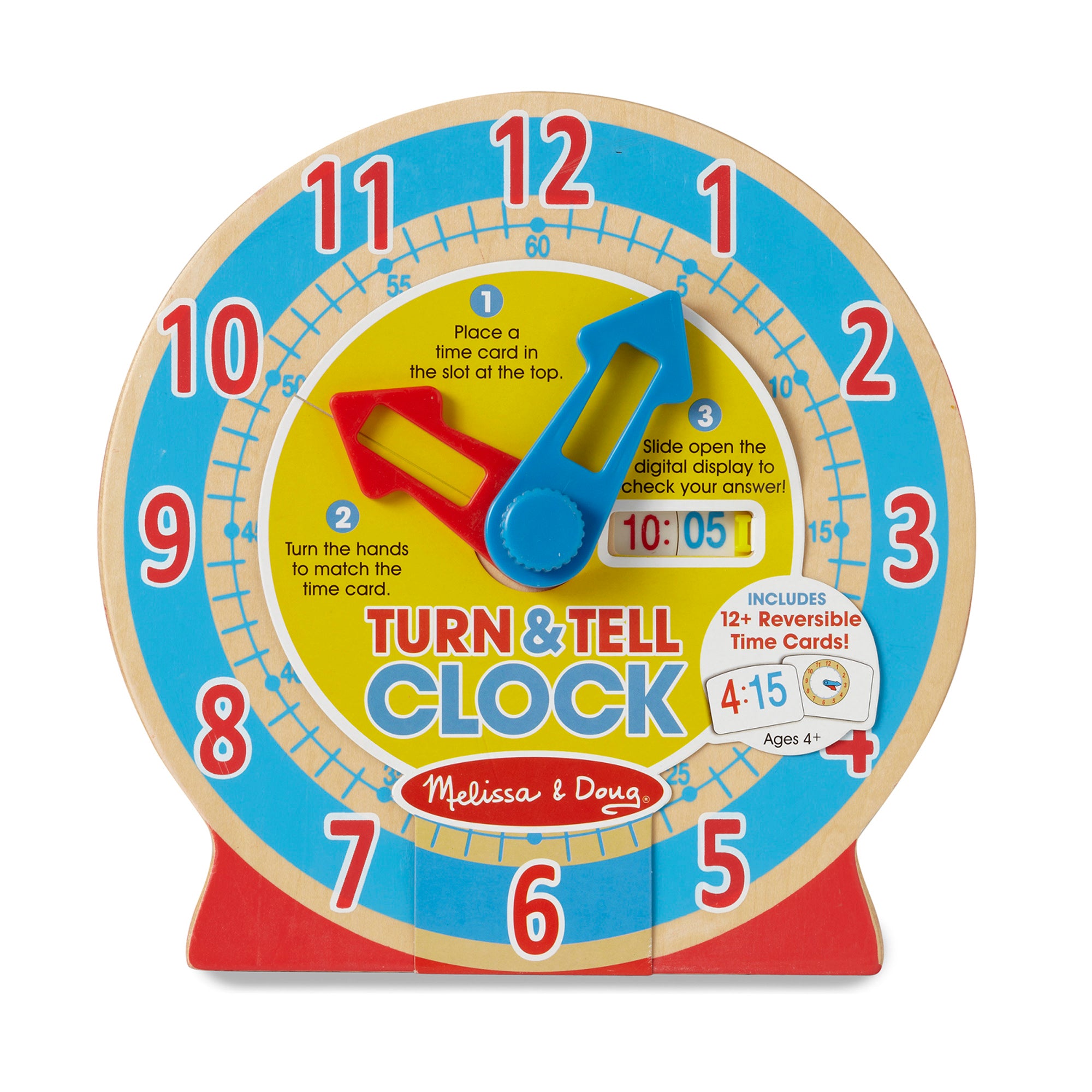 Turn & Tell Wooden Clock - Image 3