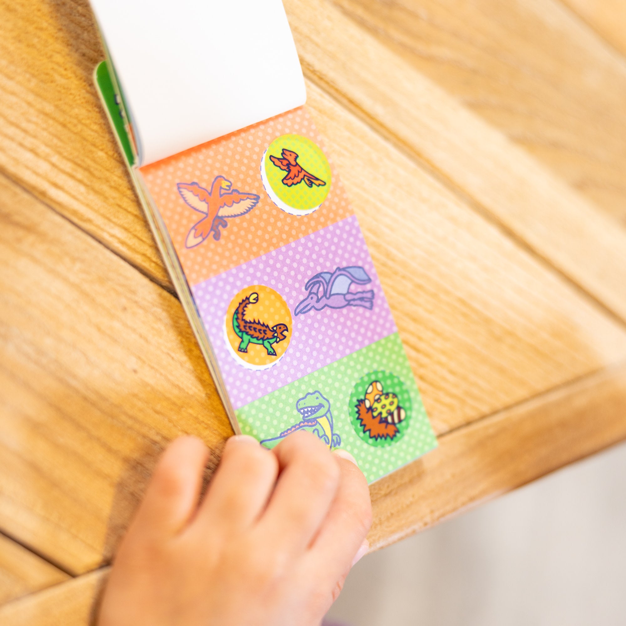 Sticker WOW!® Mini Activity Pad & Refill Stickers - Dinosaur (200+ Stickers. Stamper Not Included) - Image 5