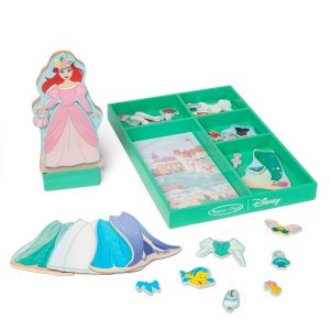 Disney Ariel Wooden Magnetic Dress-Up