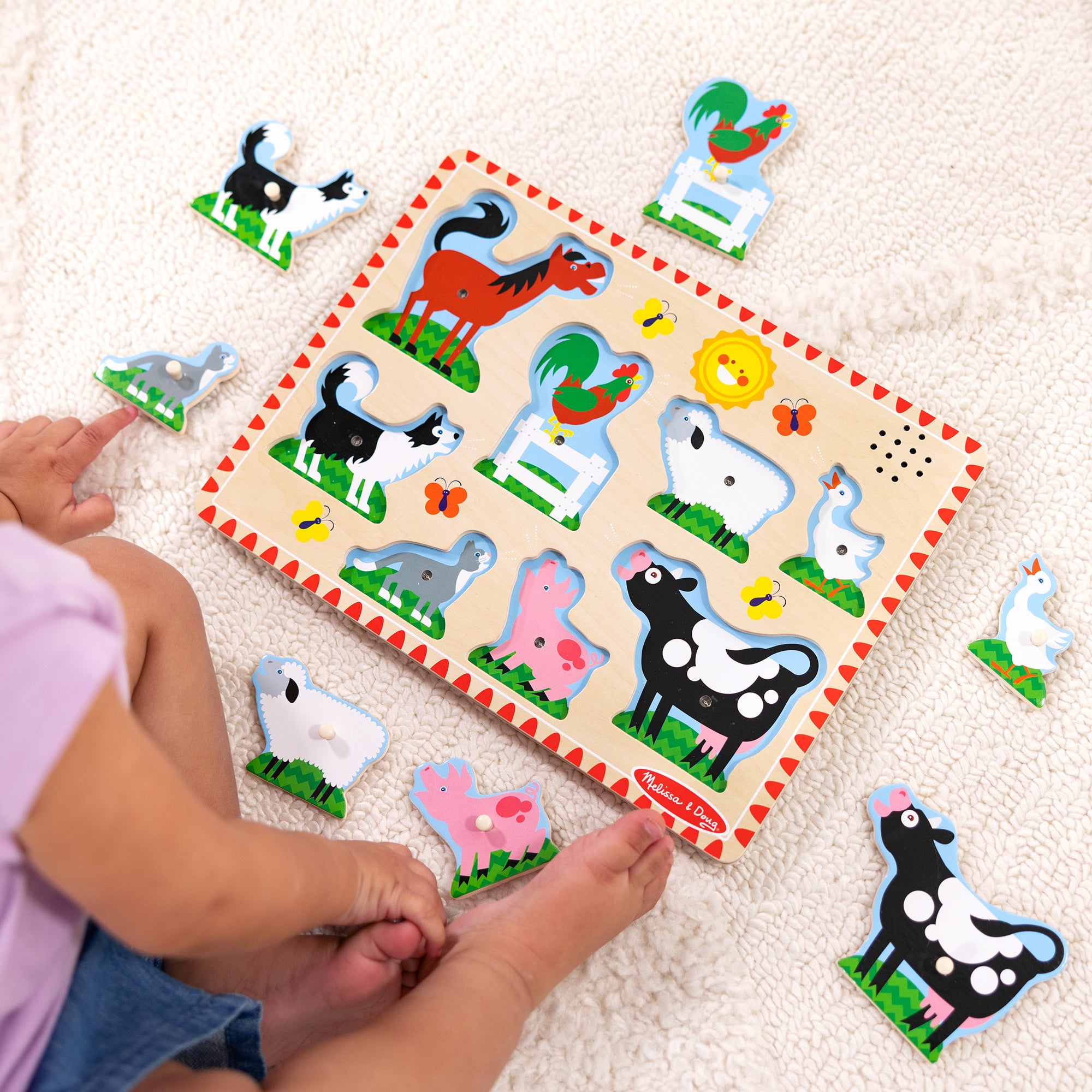 Wooden Sound Puzzle 2-Pack – Farm Animals. Vehicles - Image 10