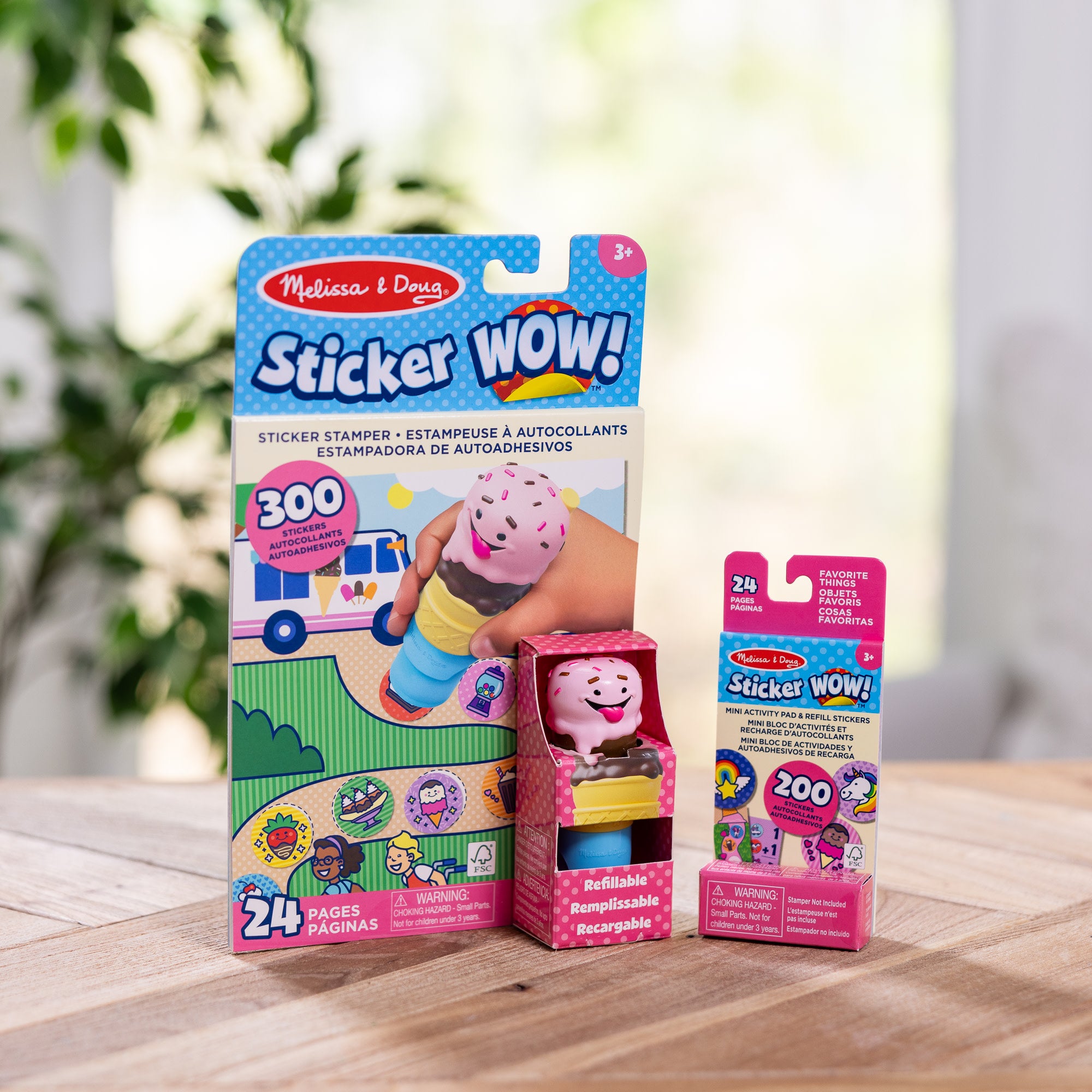 Sticker WOW!™ Ice Cream Bundle: Activity Pad & Sticker Stamper + Mini Activity Pad and 200 Refill Stickers - Image 10