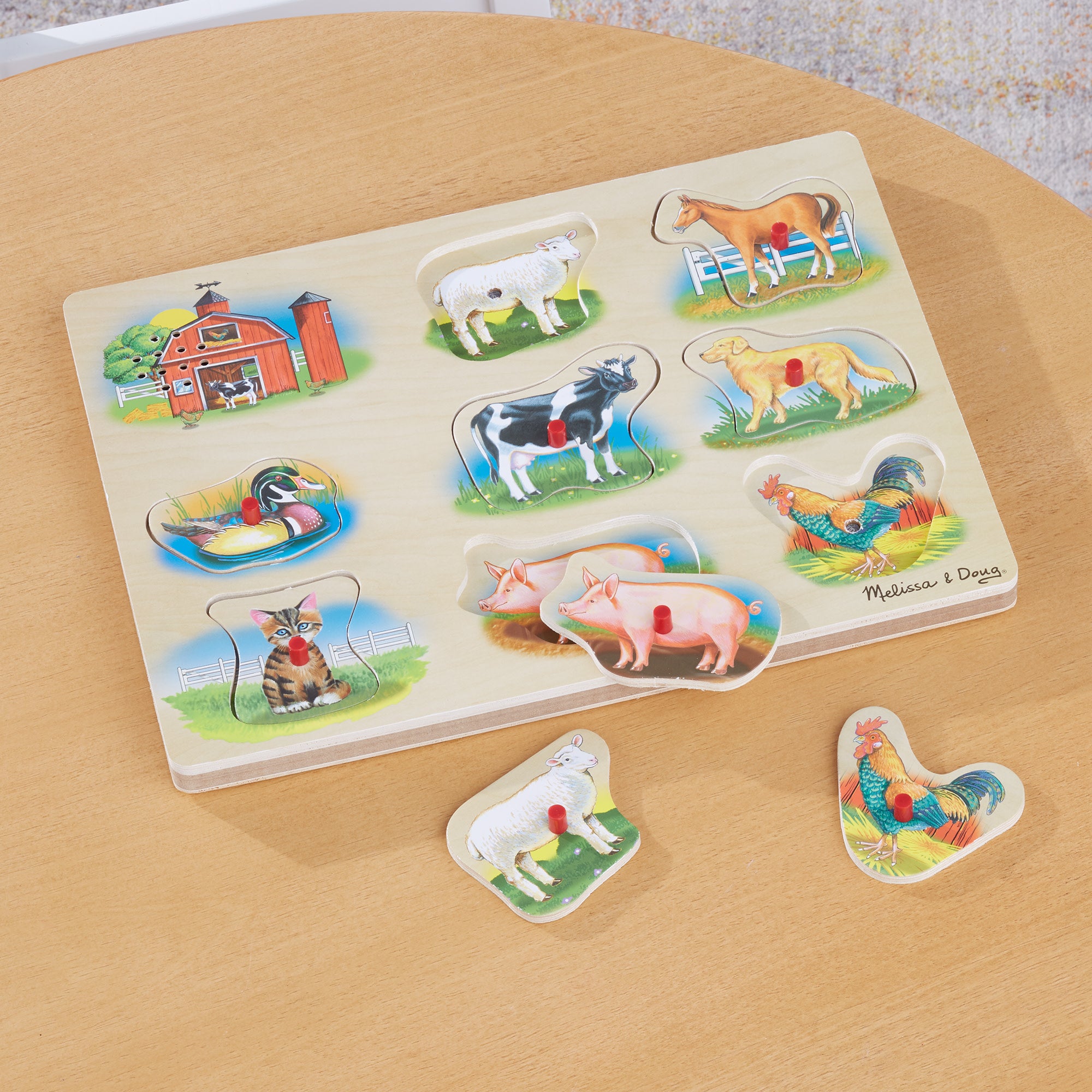 Farm Sound Puzzle - 8 Pieces - Image 9