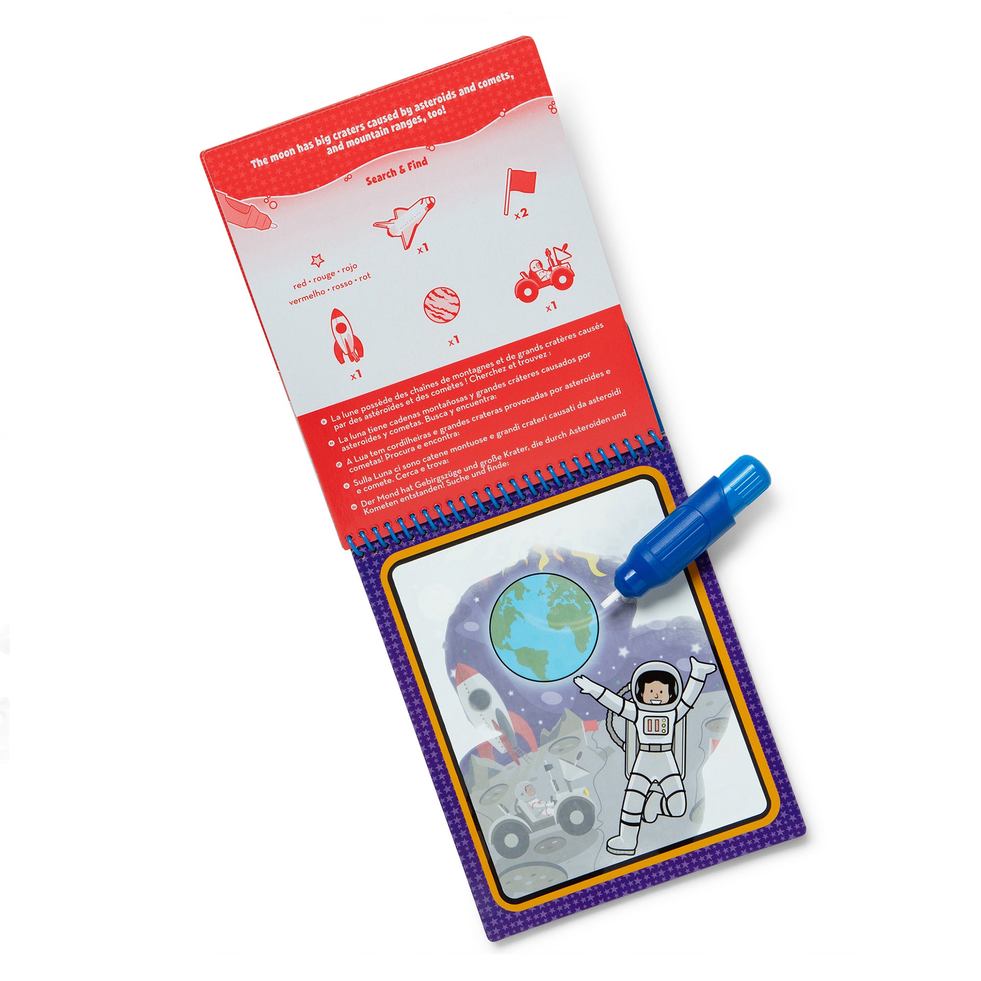 Water Wow! Space Water-Reveal Pad – On the Go Travel Activity - Image 4