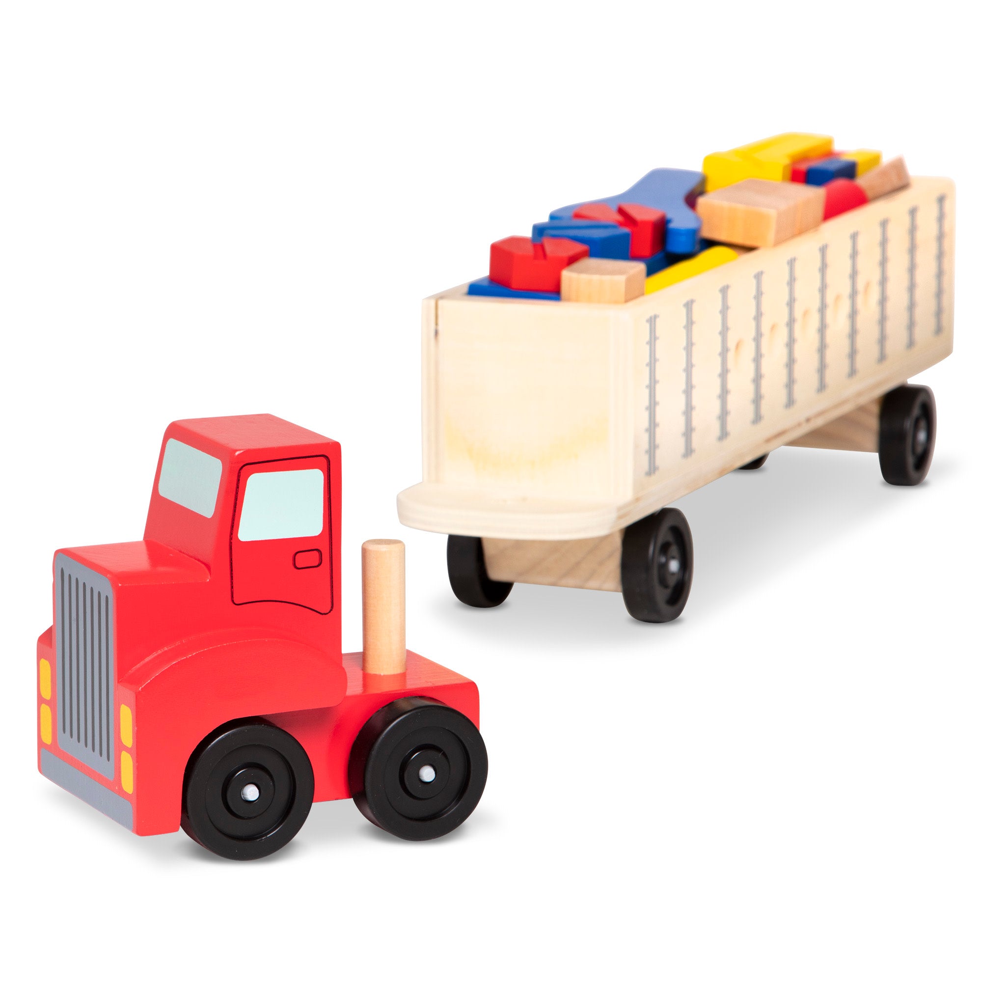 Wooden Big Rig Building Set - Image 6