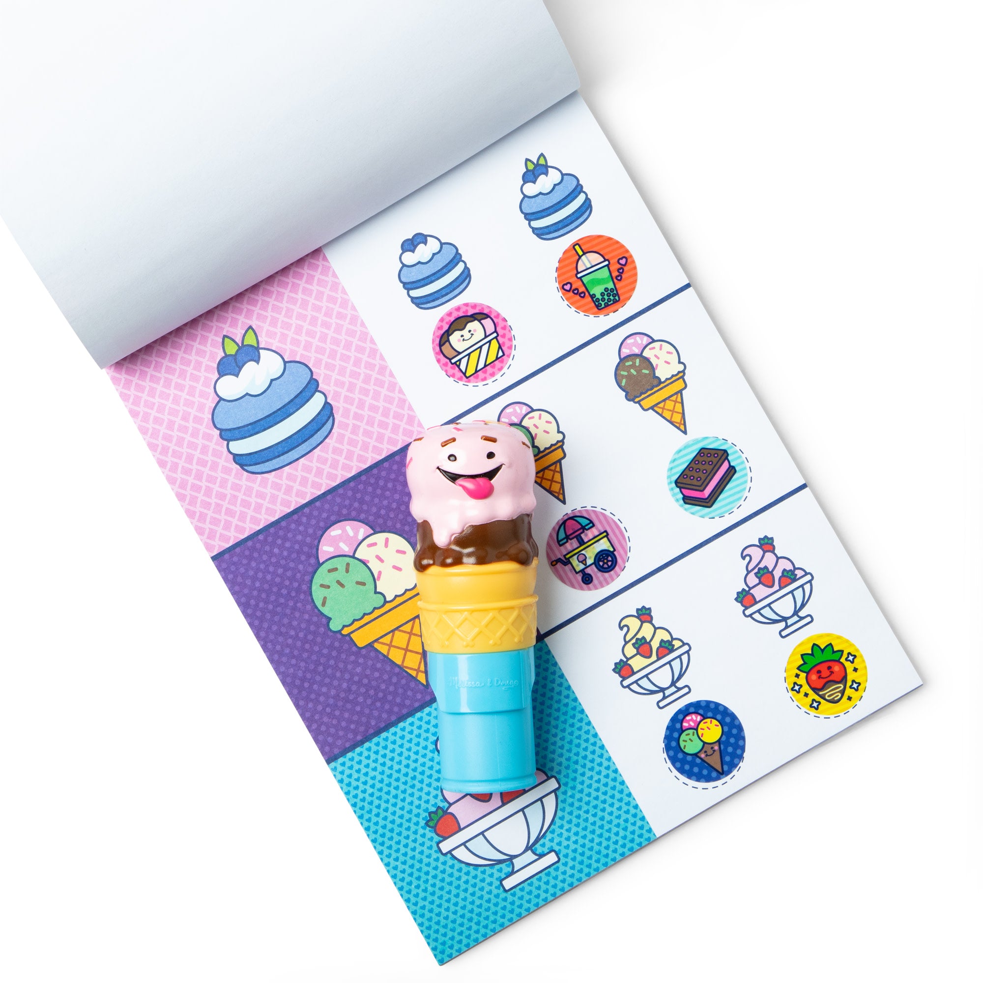 Sticker WOW!™ Ice Cream Bundle: Activity Pad & Sticker Stamper + Mini Activity Pad and 200 Refill Stickers - Image 4