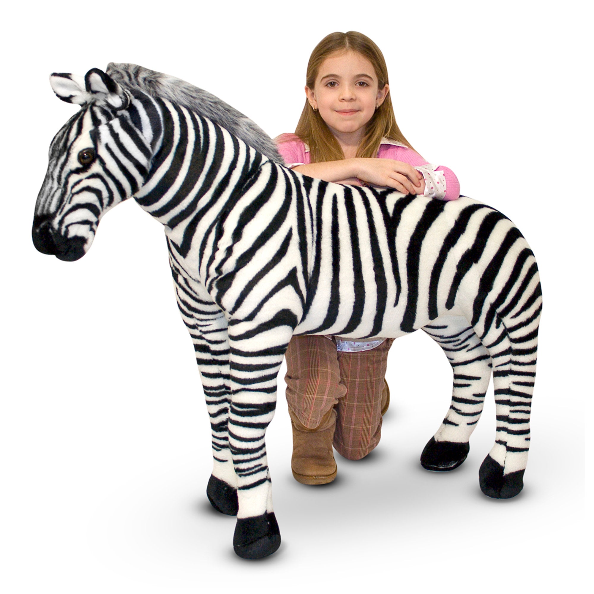 Zebra Lifelike Plush Stuffed Animal - Image 8