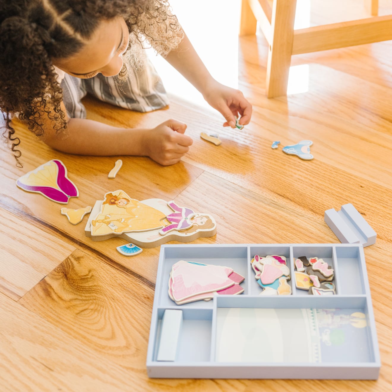 Belle Wooden Magnetic Dress-Up - Image 5