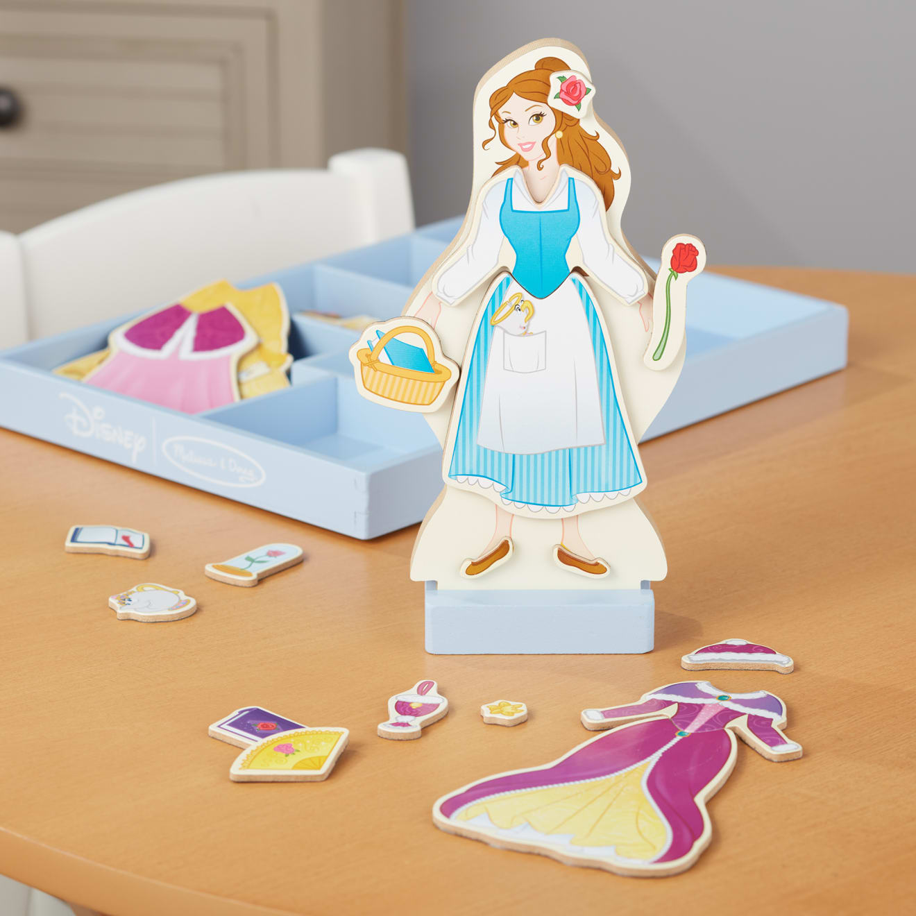 Belle Wooden Magnetic Dress-Up - Image 9